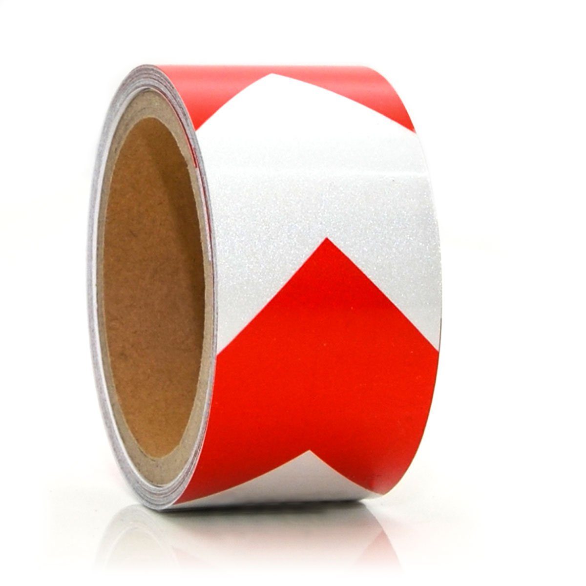 Weiß Klebeband Rot x 5cm Klebeband eyepower Reflektierend Warnband 5m Selbstklebend Reflektorband