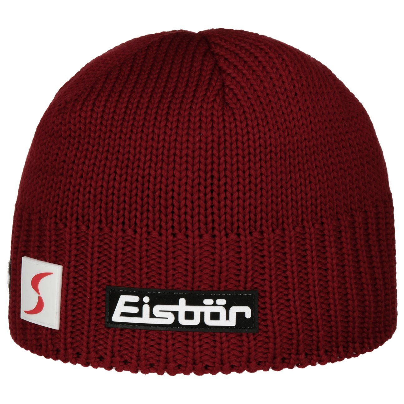 (1-St) mit the Beanie in Futter, Beanie EU Made Eisbär bordeaux