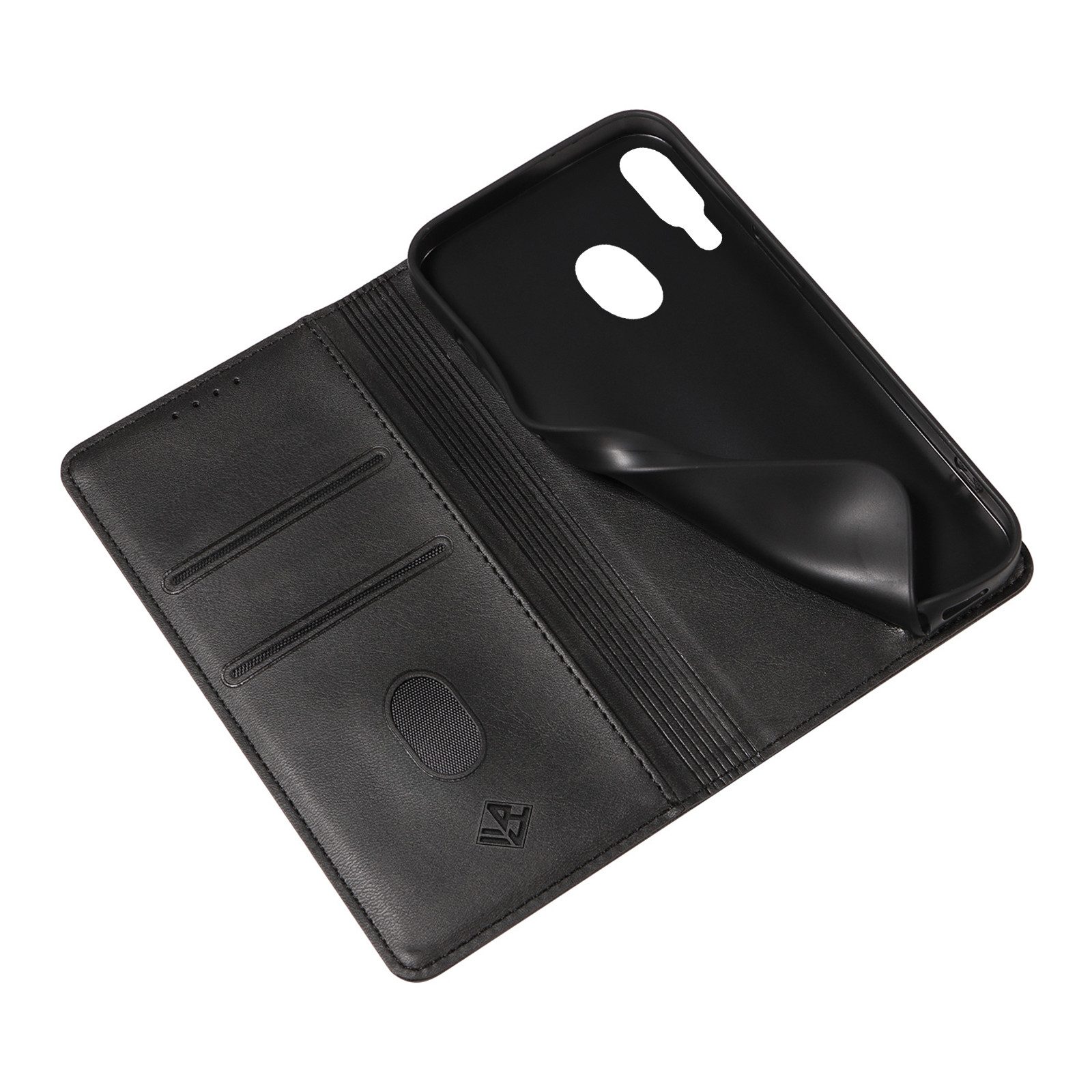 Tec-Expert Handyhülle Tasche Hülle für Samsung Galaxy A40 5.9 Zoll, 5.9", Cover Klapphülle Case mit Kartenfach Fliphülle aufstellbar