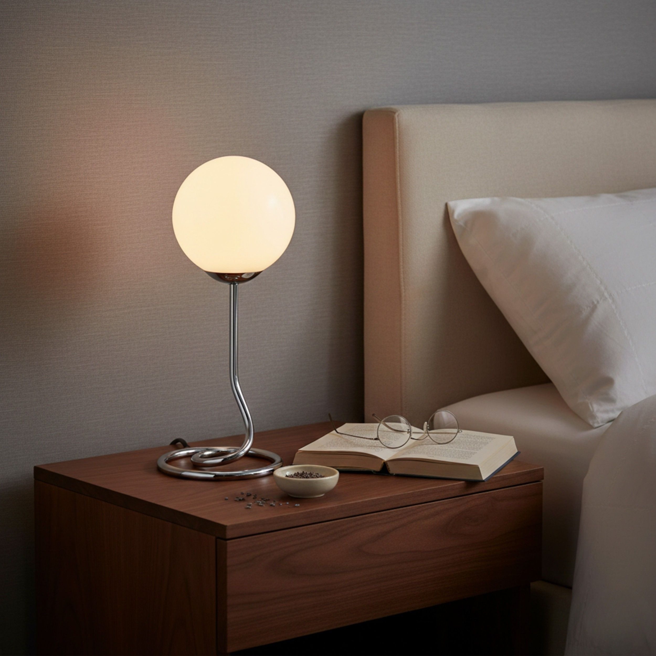 OTTO home Tischleuchte Orrell, ohne Leuchtmittel, Ø 12, H: 31,3 cm, Materia günstig online kaufen