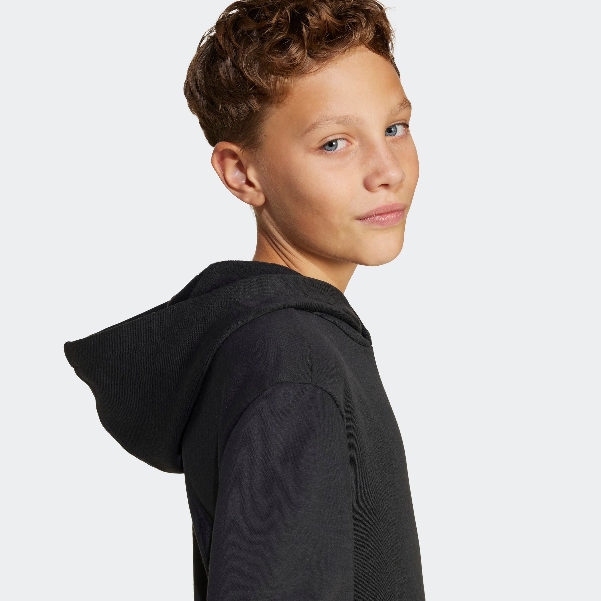 adidas Sportswear Kapuzensweatshirt J SL FL HD 225 für Kinder, mit Kapuze, ohne Verschluss
