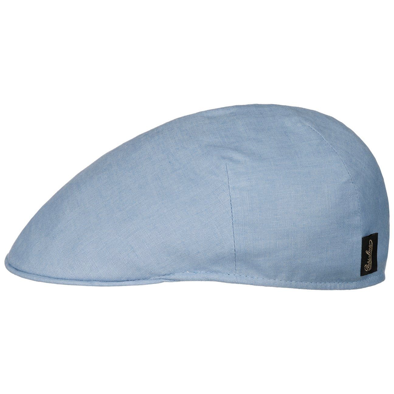 Borsalino Flat Cap (1-St) Schirmmütze mit Schirm, Made in Italy