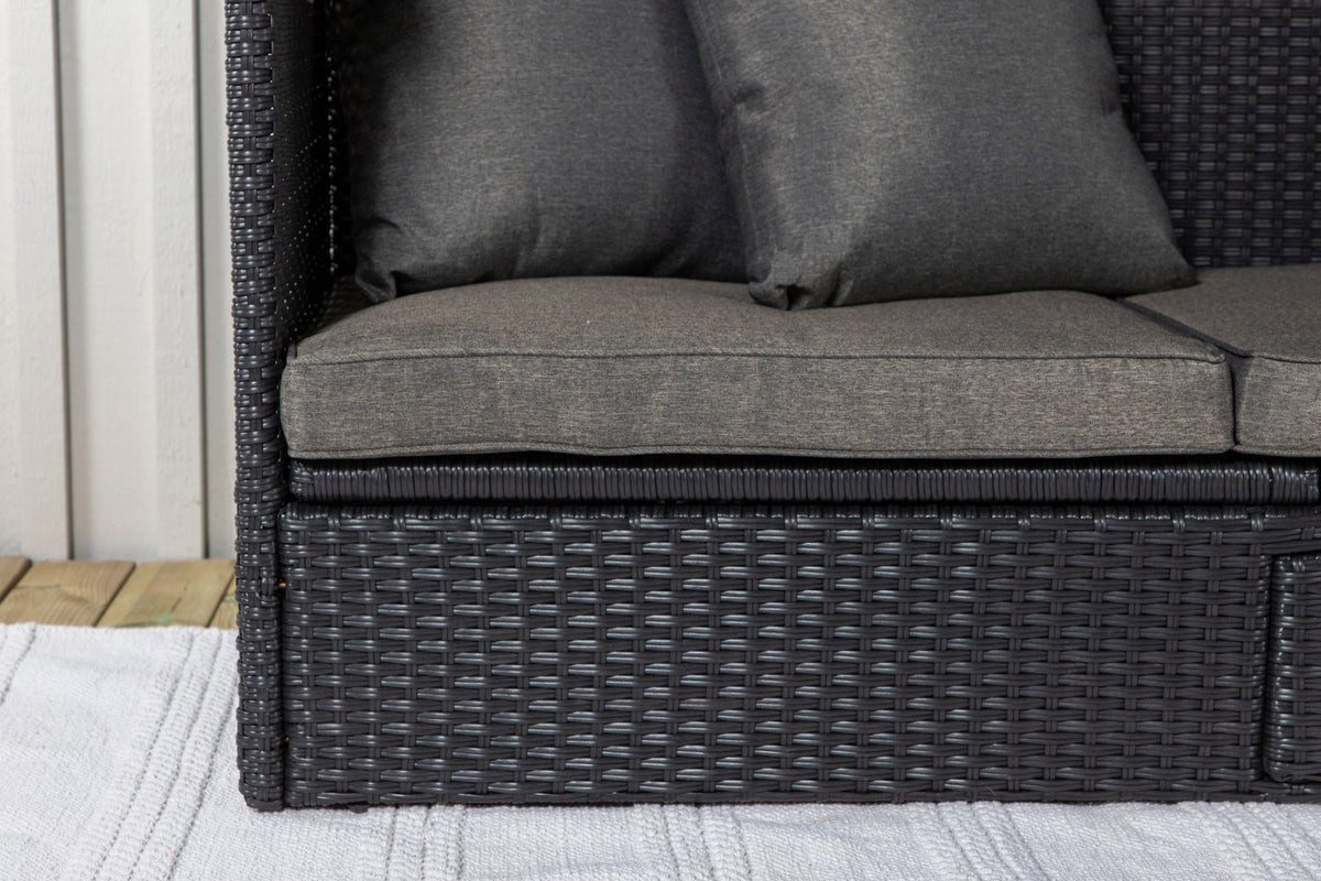 Luxusbetten24 Gartenliege Daybed Merano