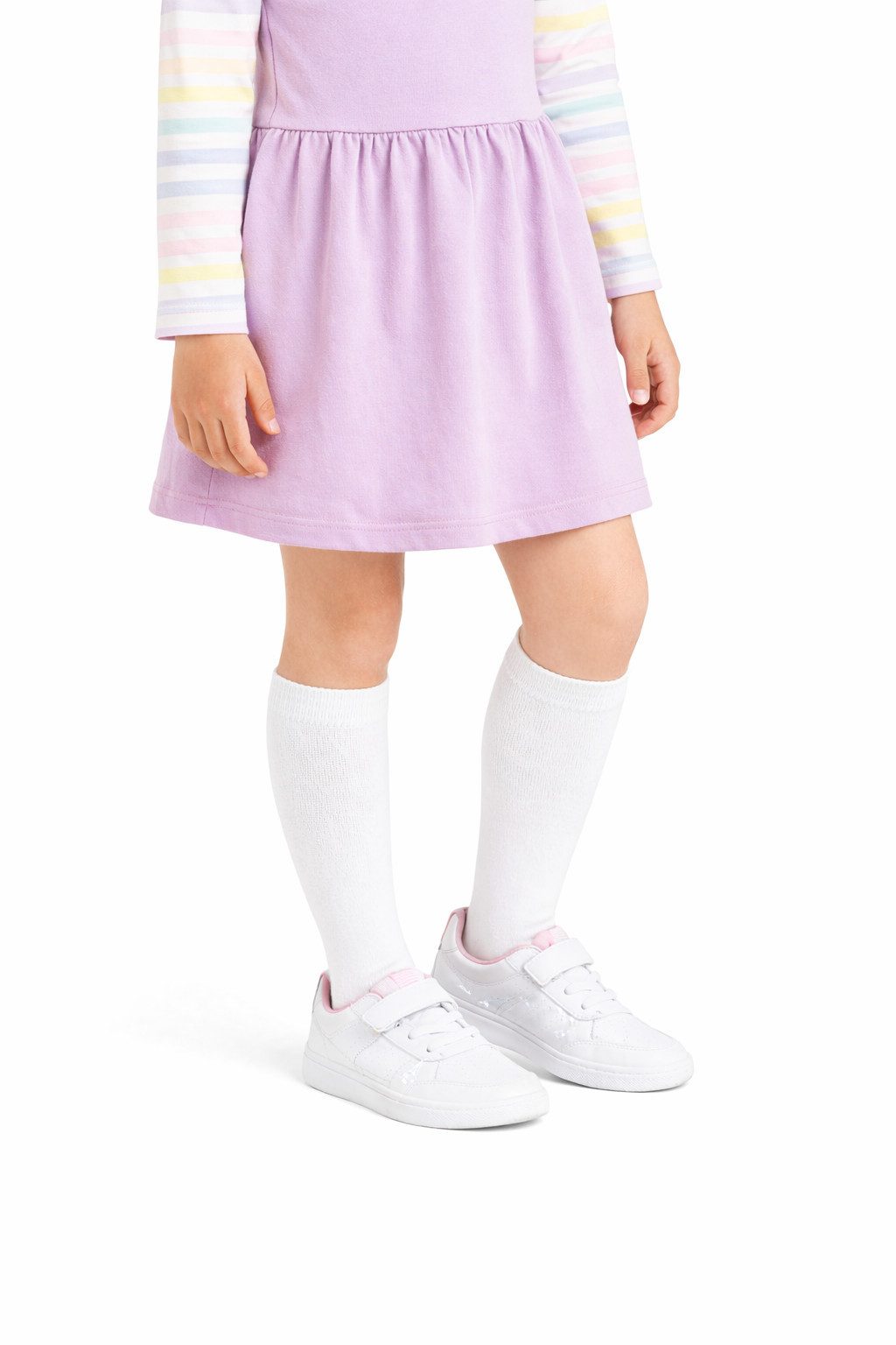 NERS Kniestrümpfe für Kinder (3 Paar) aus Baumwolle Ohne drückende Naht, Komfortbund (3-Paar, 3 Paar) Für Mädchen und Jungen, atmungsaktiv, hautfreundlich