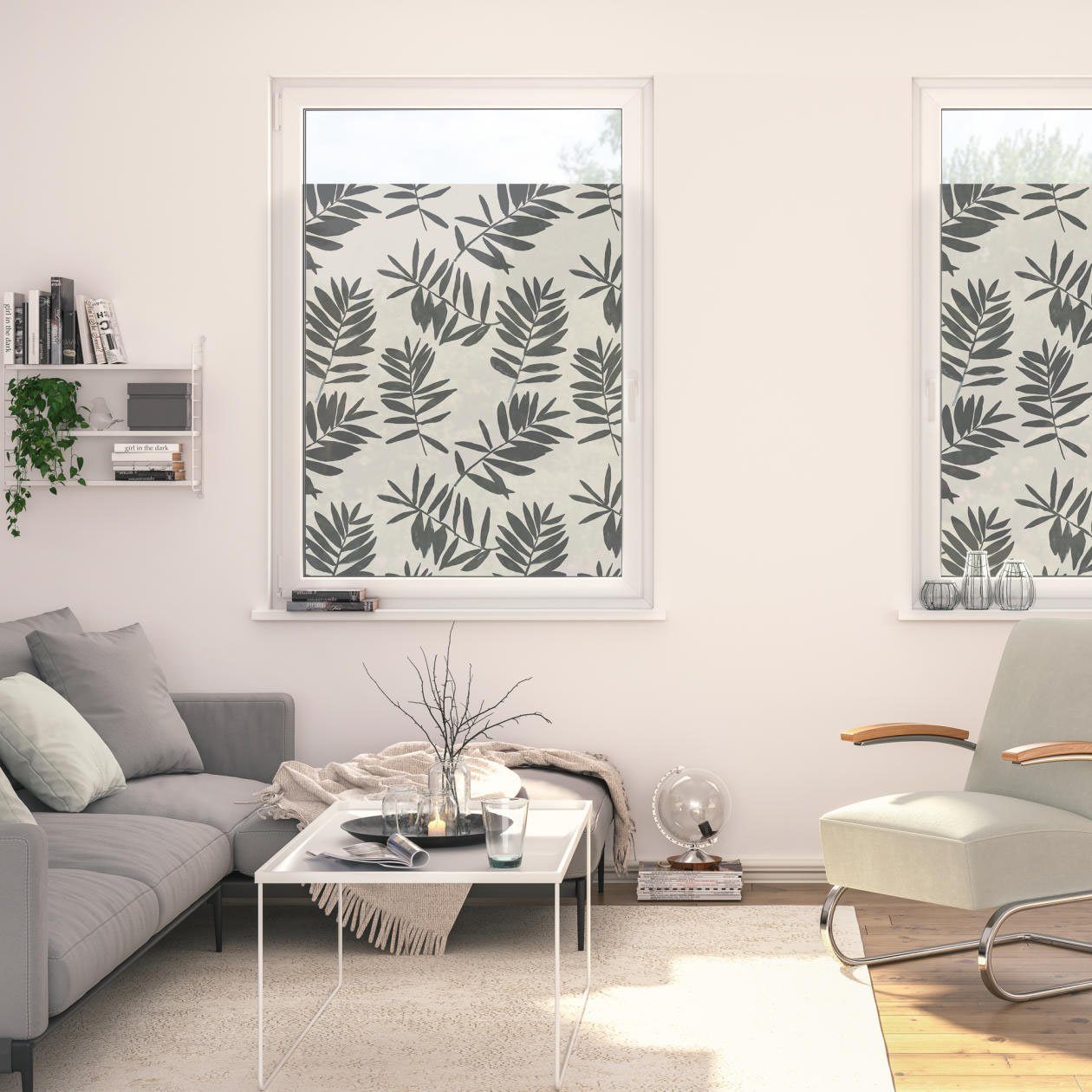Fensterfolie Fensterfolie selbstklebend, Sichtschutz