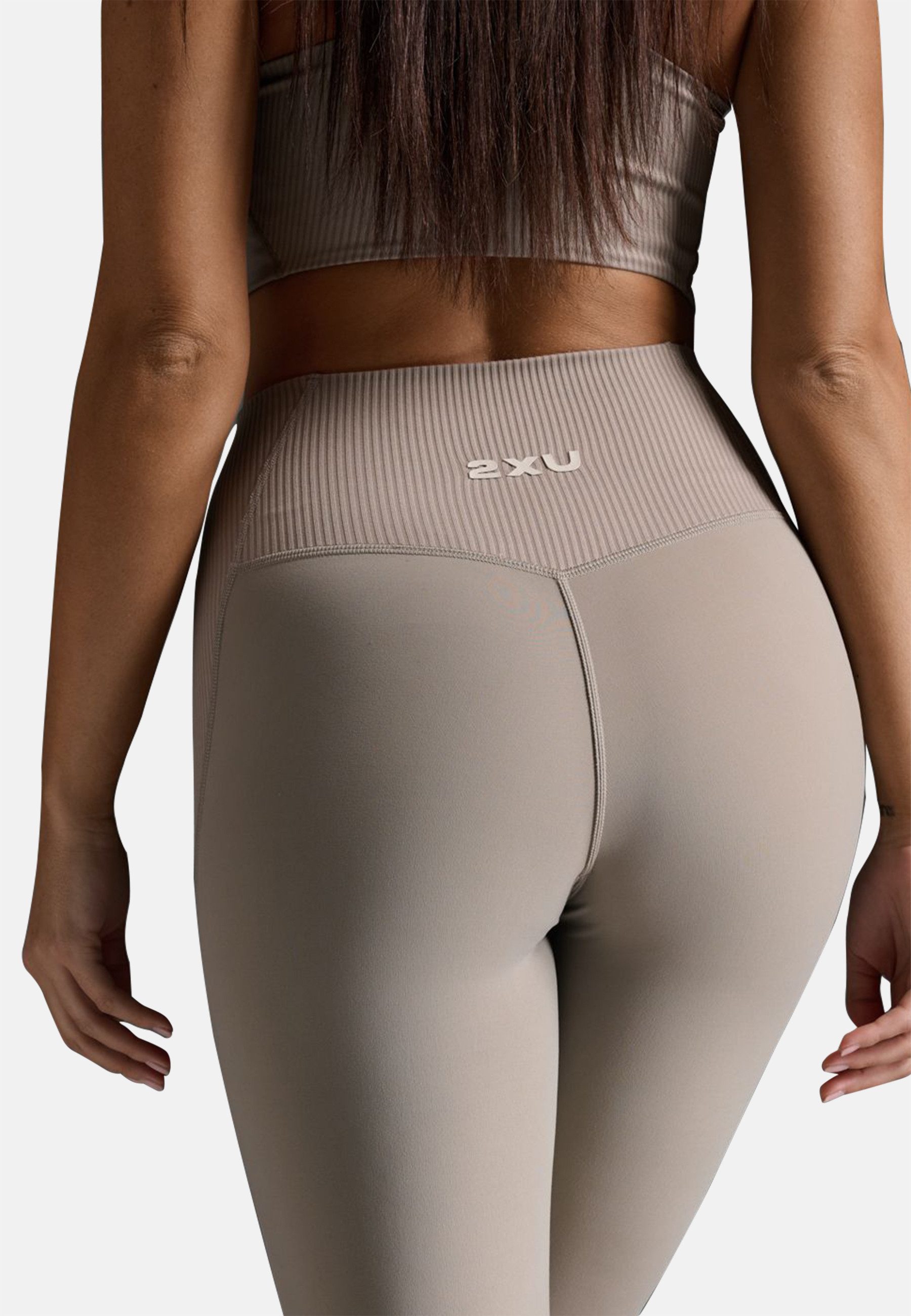 2xU Lauftights Ribbed Hi-Rise Compression Tight günstig online kaufen