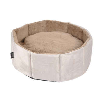 dynamic24 Tierbett, Hunde Katzen Bett 48cm beige braun