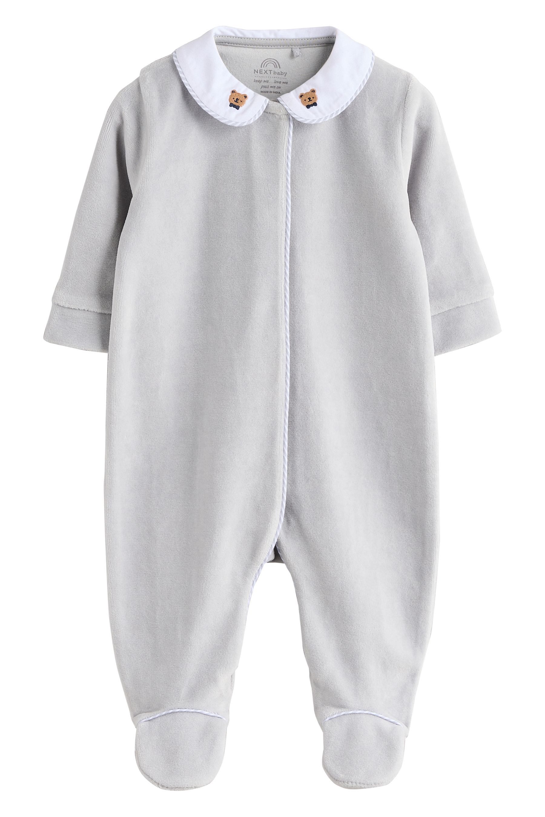 Next Schlafoverall Pyjama-Set aus Velours (1-tlg) günstig online kaufen