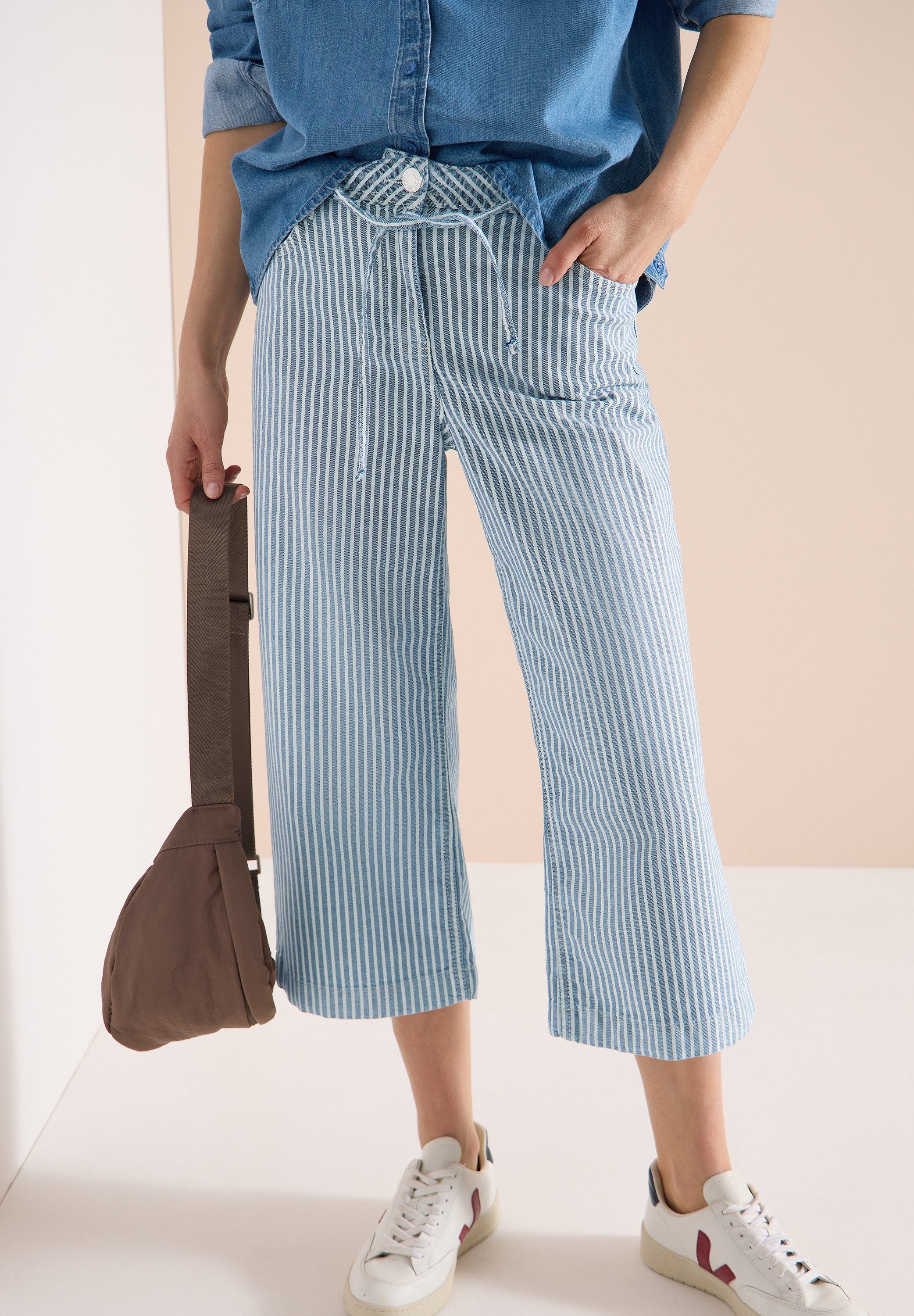 CECIL Loose-fit-Jeans aus Baumwolle mit Stretchanteil