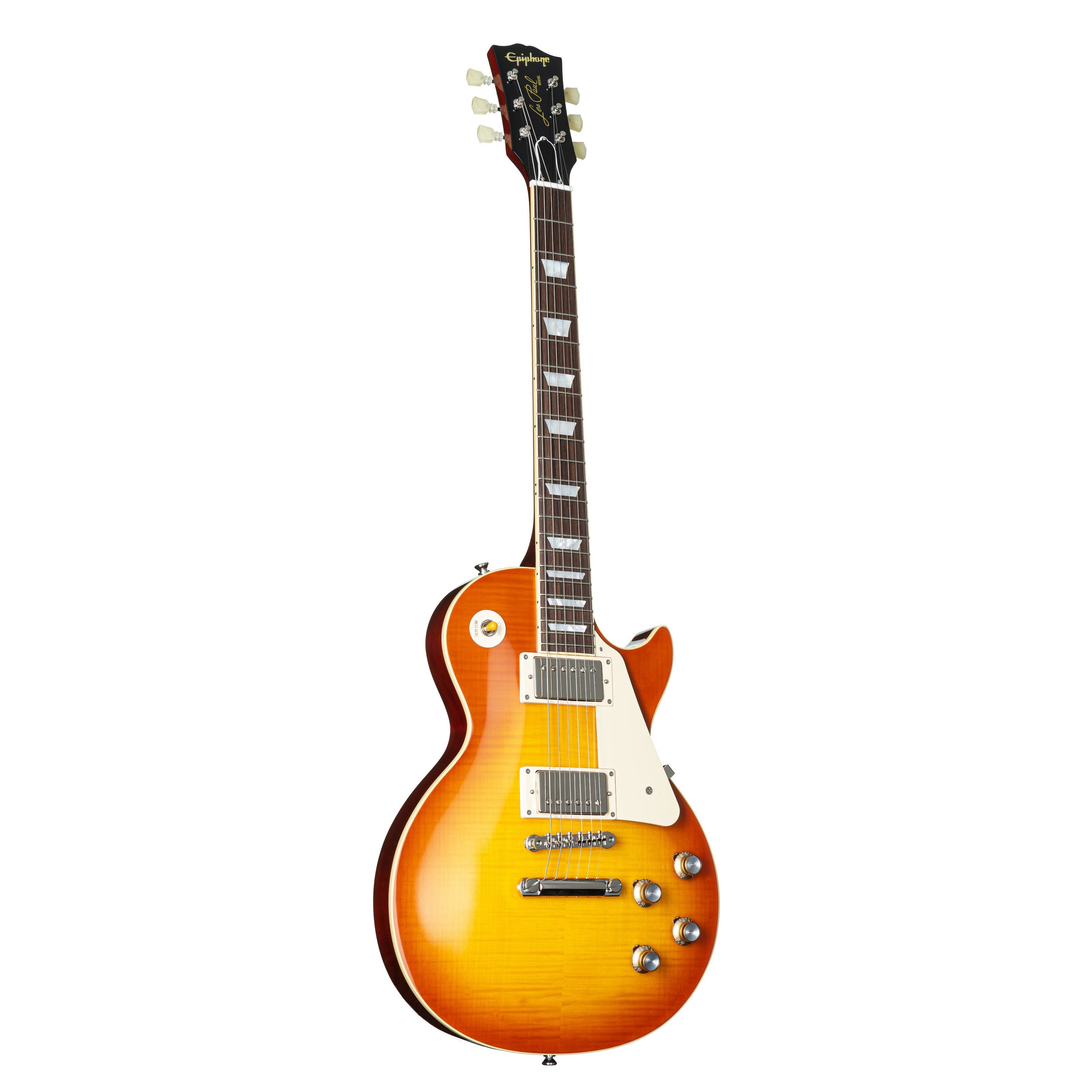 Epiphone E-Gitarre, E-Gitarren, Single Cut Modelle, 1960 Les Paul Standard Reissue Tangerine Burst - Single Cut