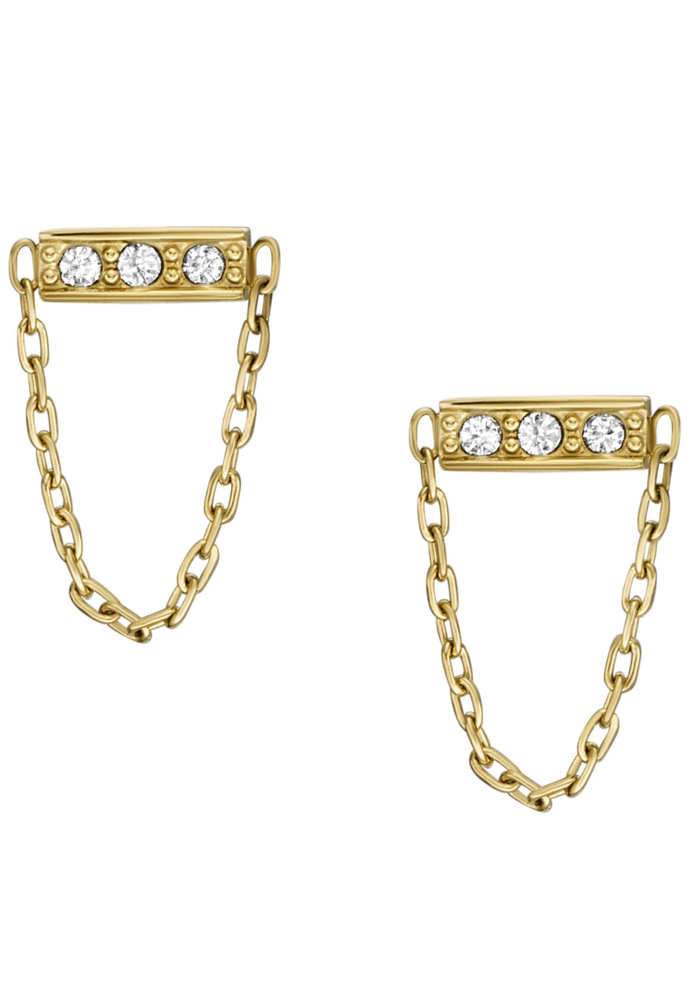Paar Ohrstecker JEWELRY ALL STACKED UP TWO-TONE, JF04595710