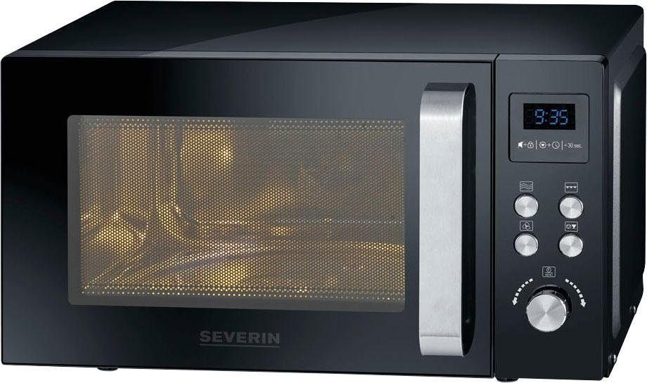 Severin Mikrowelle MW 7752, Grill und Heißluft, 25 l, Modernes  LED-Touch-Display mit Quick-Select-Funktionen