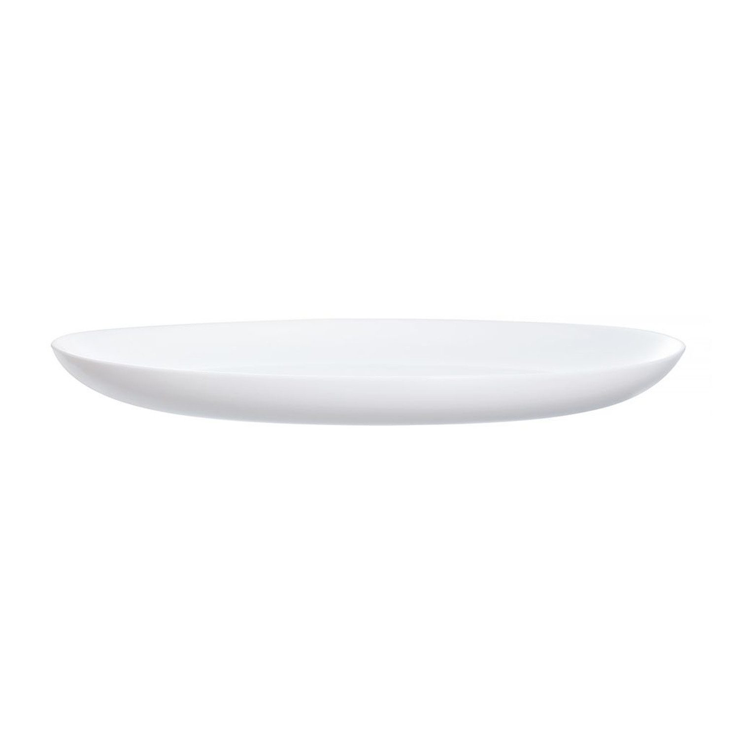 Luminarc Speiseteller Essteller 25 cm Diwali Weiß, (1 St), Runder Teller