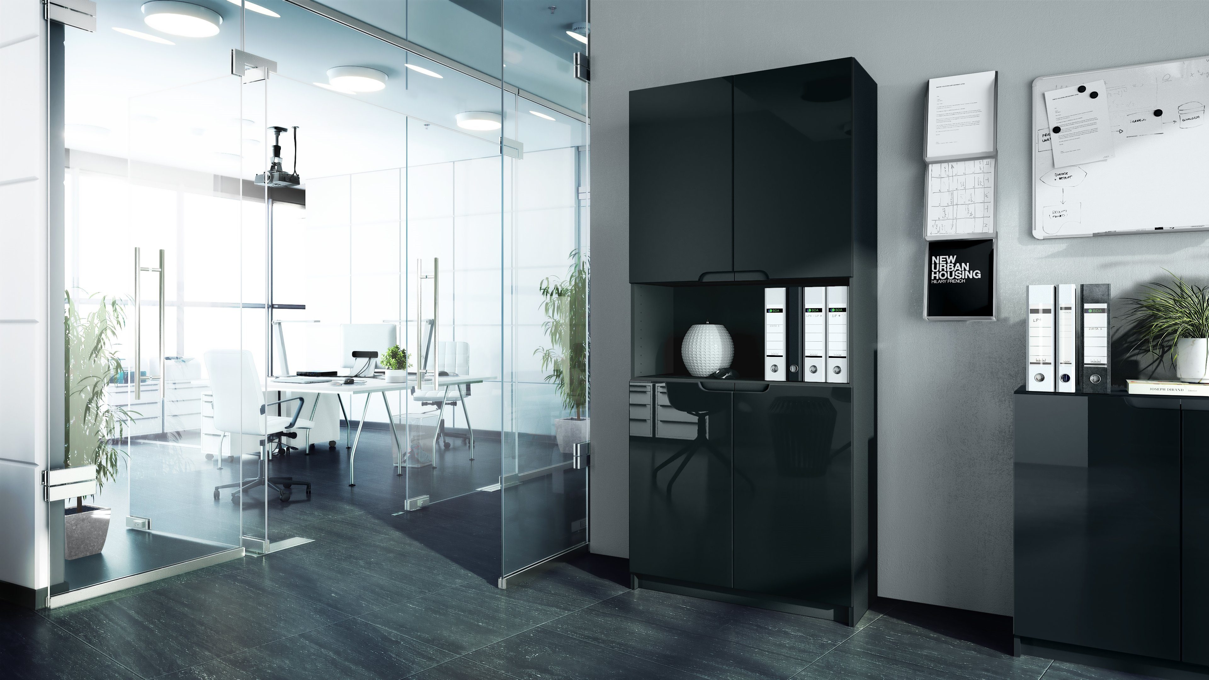 Vladon Aktenschrank Logan V2 (Aktenschrank, mit günstig online kaufen