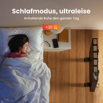 EMKE Elektro-Heizkörper Anthrazit Flachheizkörper Aluminium Stehend/wandmontierbar, Wifi-Steuerung LCD-Display Timing-Funktion Elektroheizung 1000W