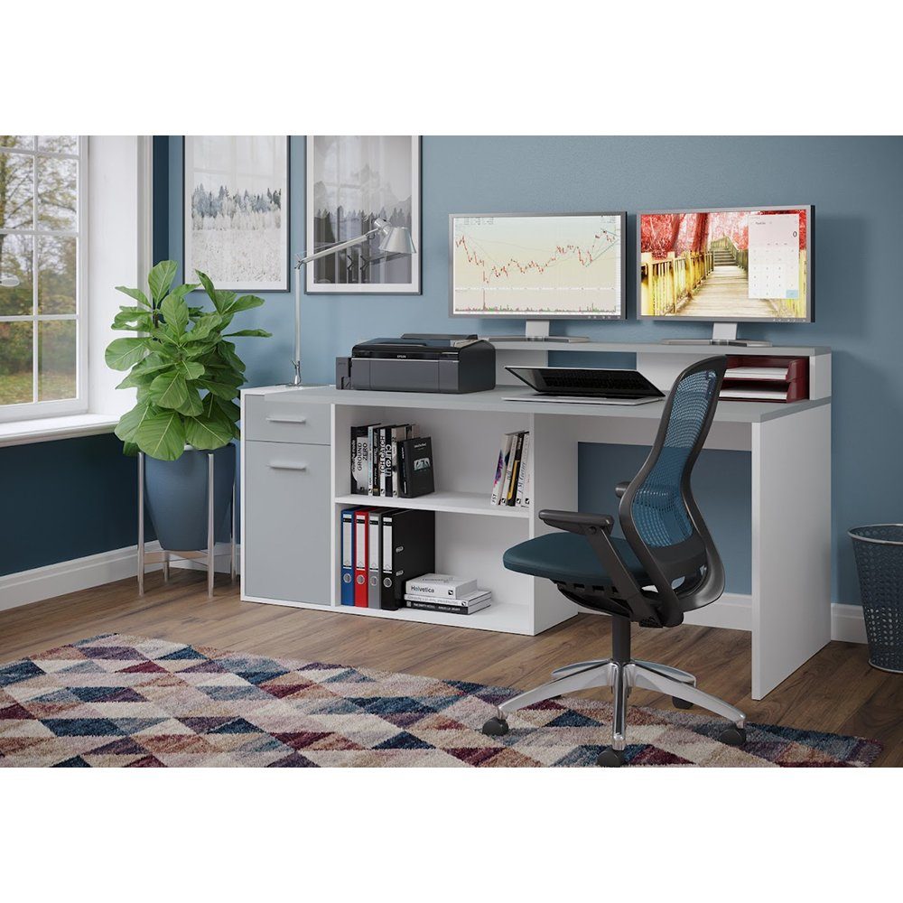 trendteam Gamingtisch, Schreibtisch Gamingschreibtisch Büromöbel 160 - 200 x 92 x 115 cm