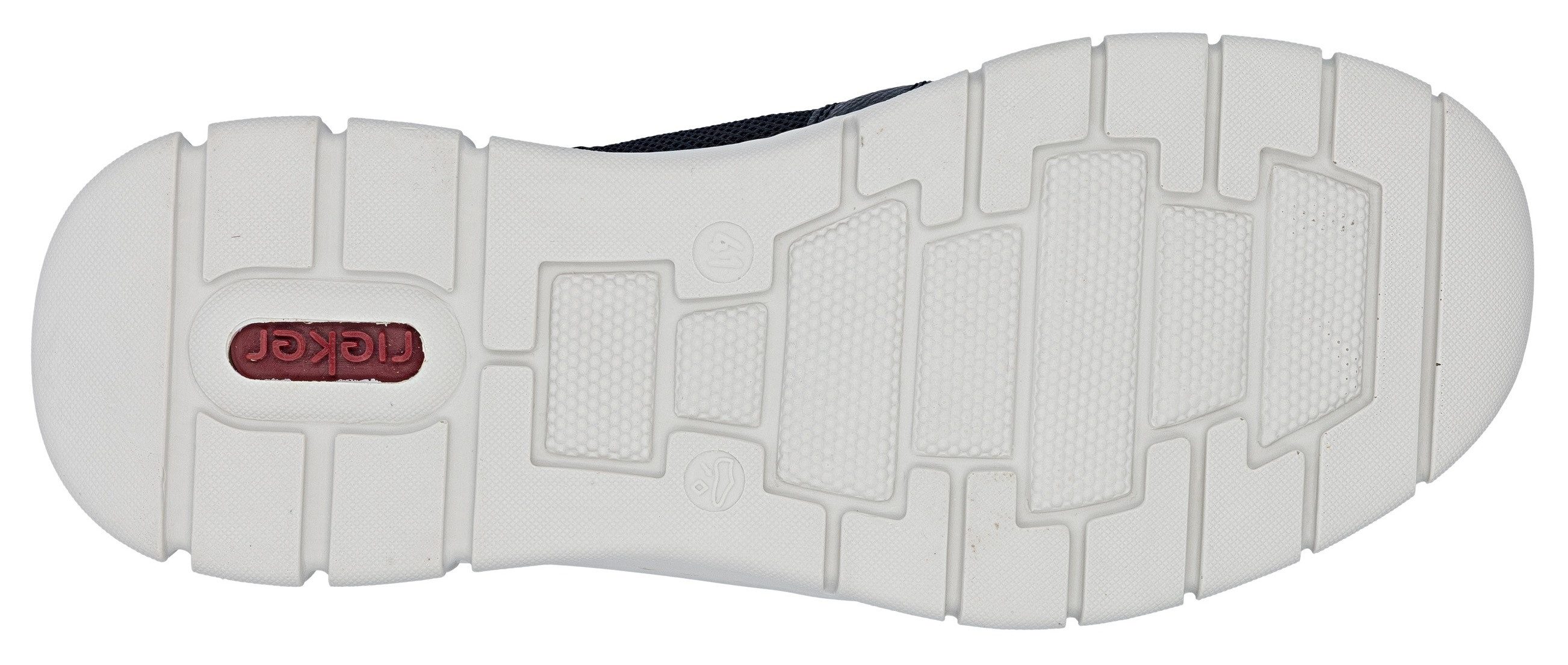 Rieker Slip-On Sneaker Schlupfschuh, Halbschuh, Freizeitschuh mit Gummizug, zum Schlupfen