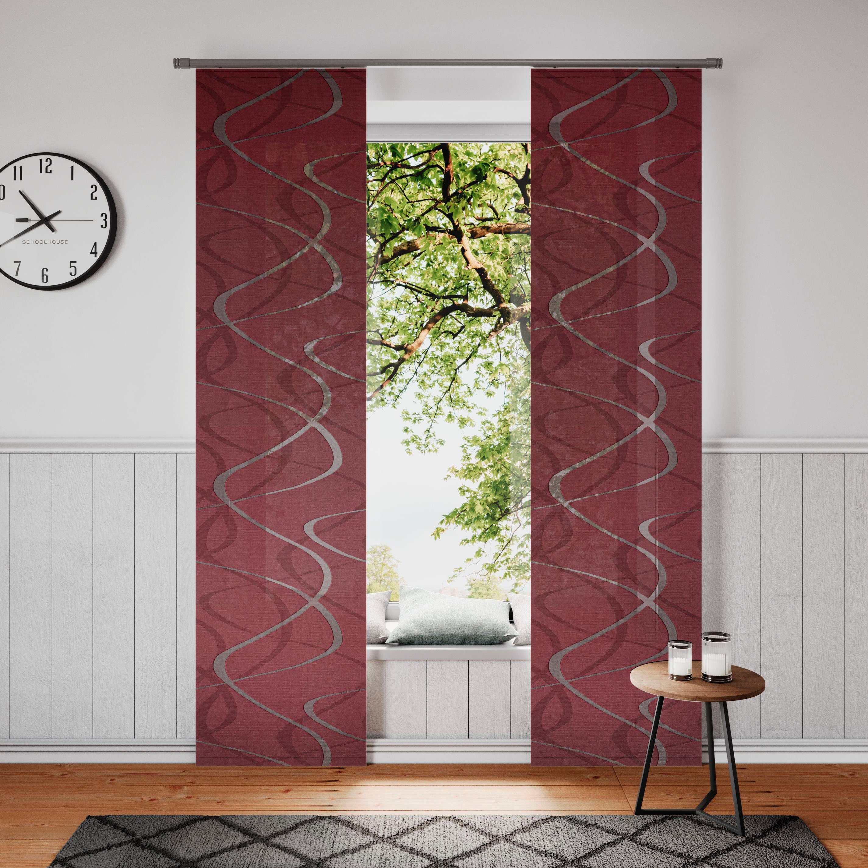 Neutex for you! Schiebegardine Pelotas (1 St), Klettband, halbtransparent, günstig online kaufen