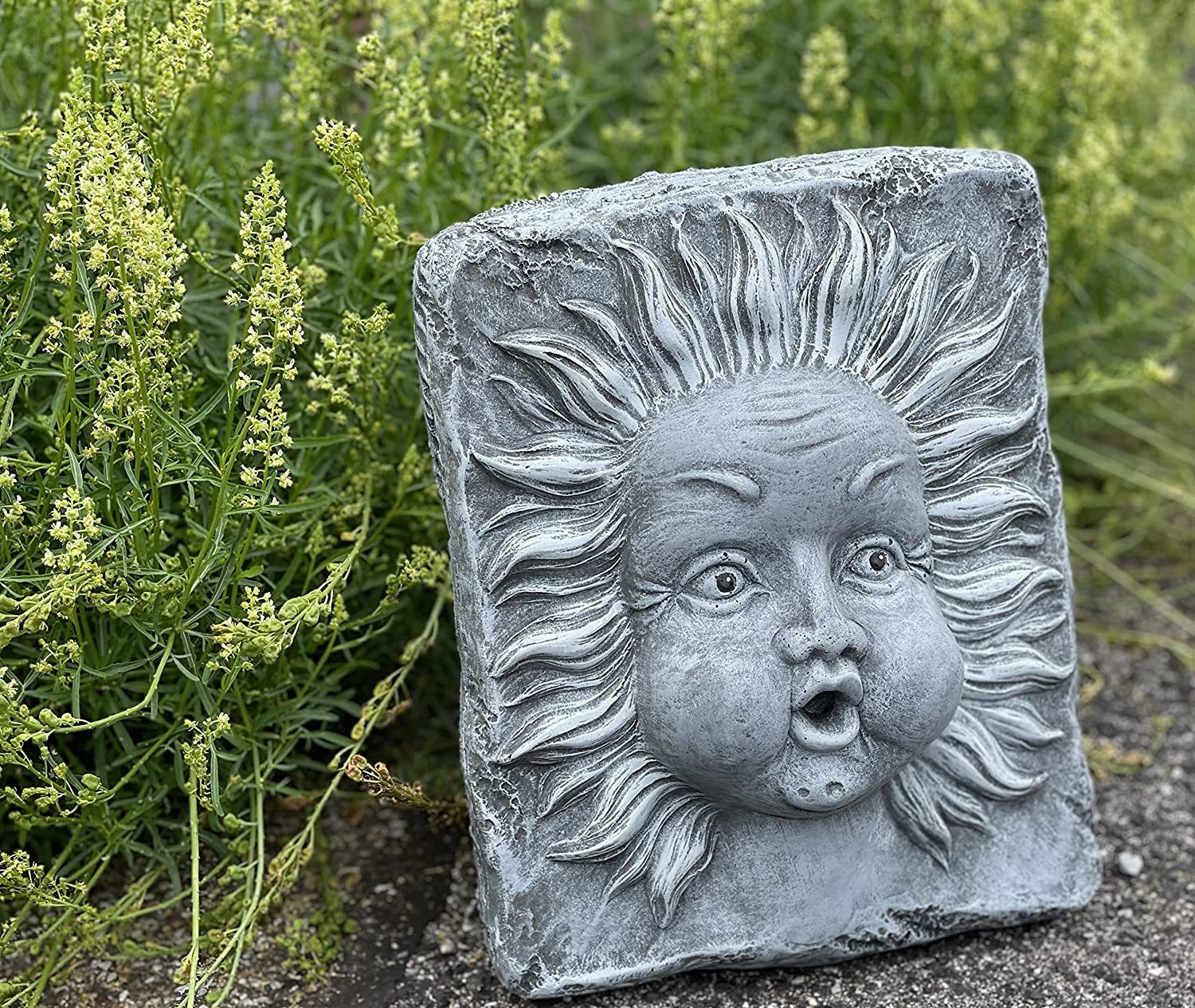 vento Style il Wandrelief and Wind Steinfigur Stone Gartenfigur " "