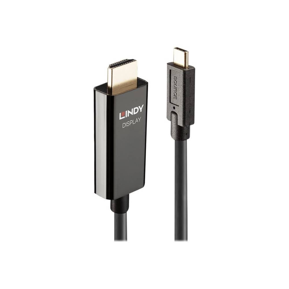 Lindy Videokabel-Adapter 5 m USB Typ-C HDMI Typ A (Standard 43315 HDMI-Kabel, 4K UHD