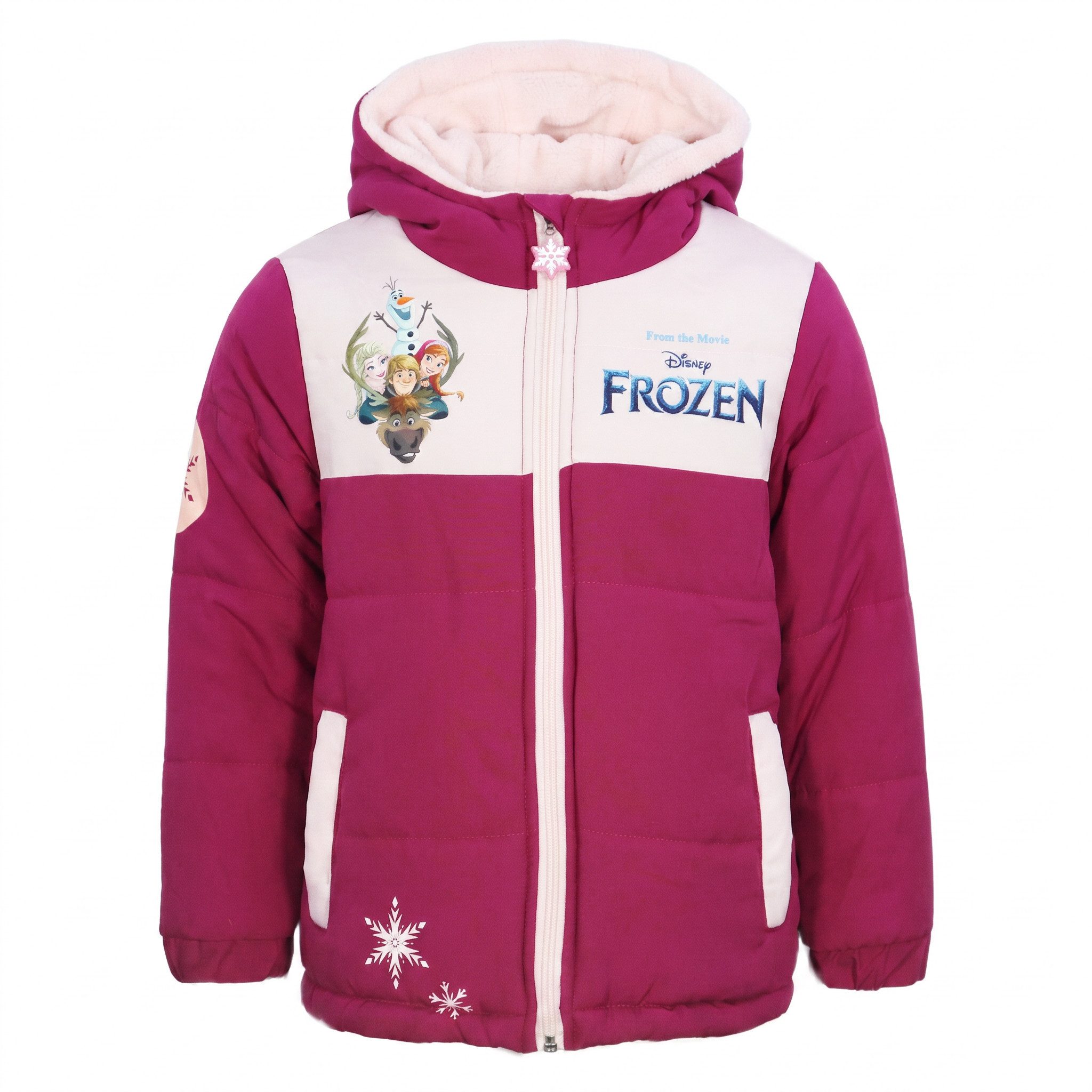 Disney Winterjacke Disney Die Eiskönigin Mädchen Kinder Jacke Kapuze Gr. 92-128