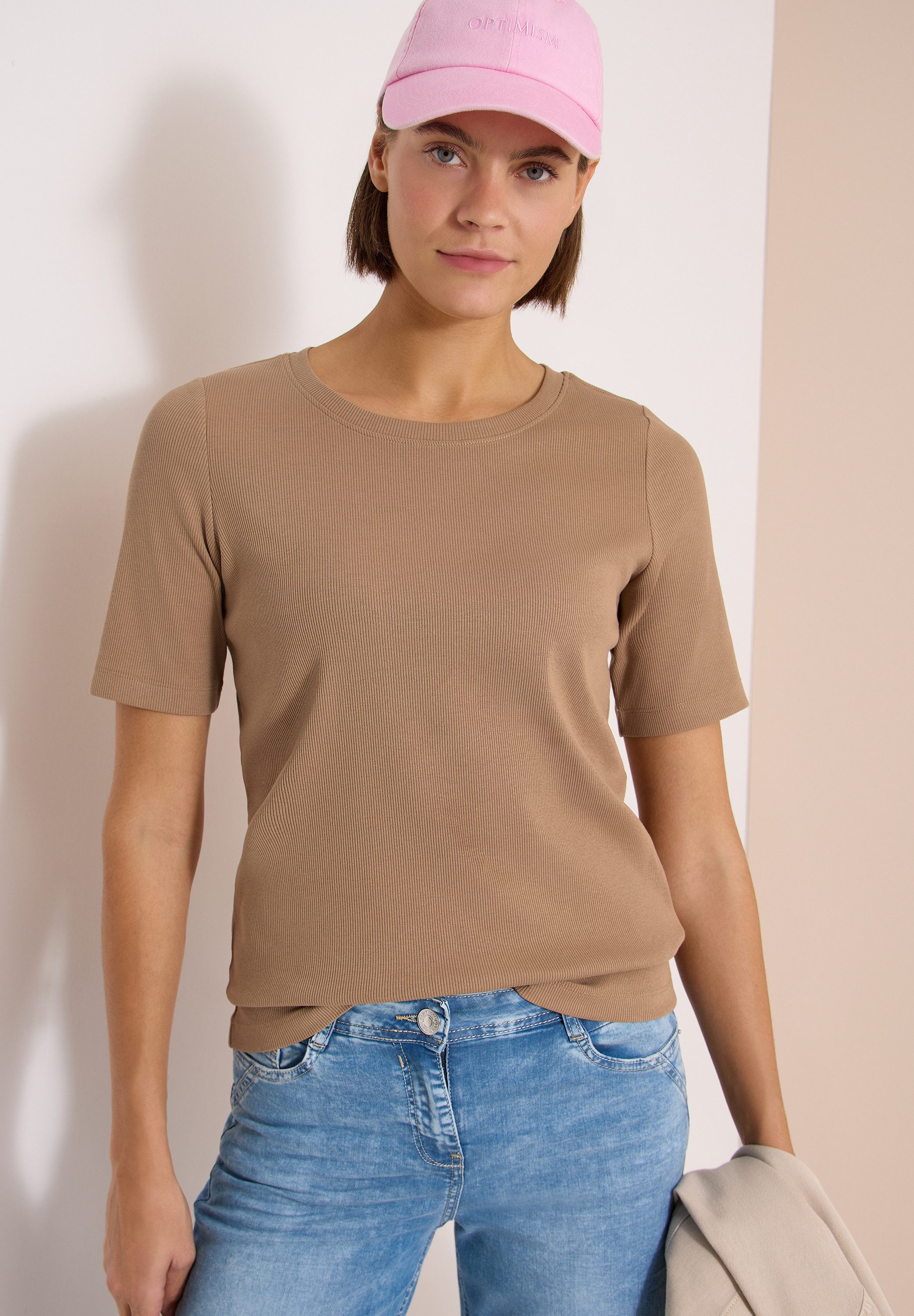 CECIL T-Shirt mit Rundhalsausschnitt