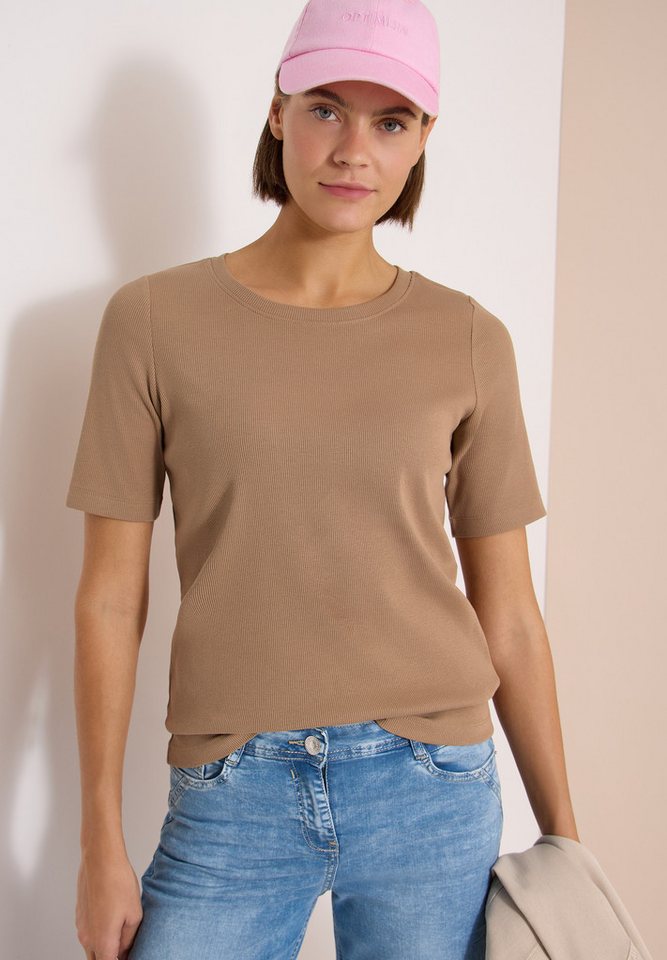 CECIL T-Shirt mit Rundhalsausschnitt