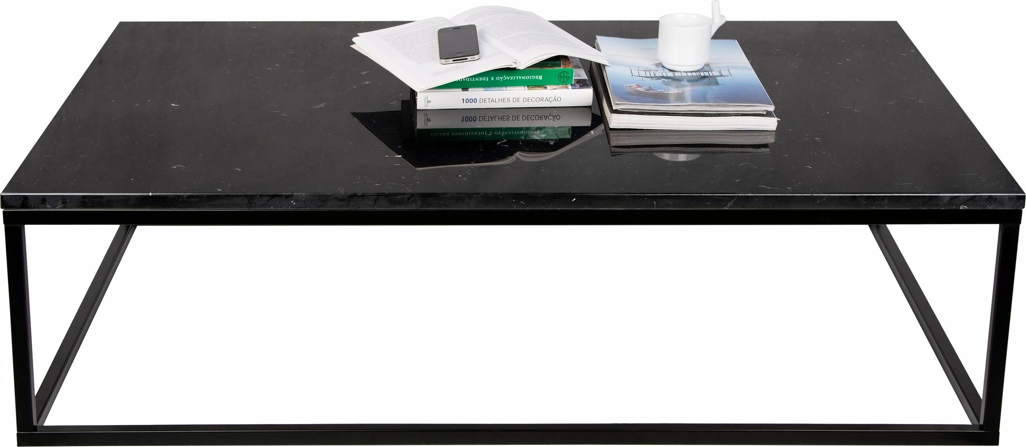 TemaHome Couchtisch »Prarie«, mit einer Marmor Tischplatte in  unterschiedlichen Farbvarianten der Tischplatte und des Beingestelles,  Breite 120 cm online kaufen | OTTO