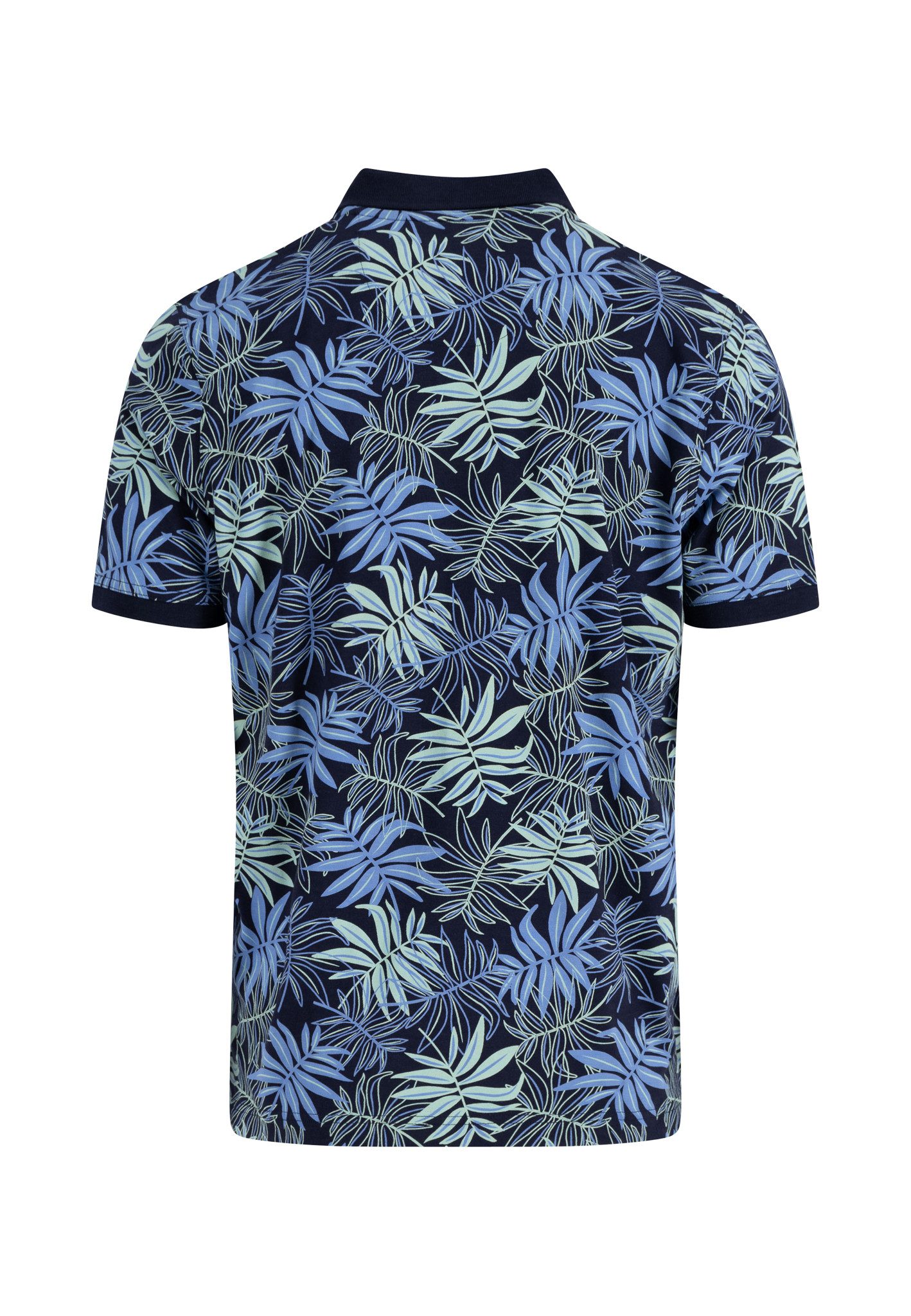 FYNCH-HATTON T-Shirt Polo, slub, AOP günstig online kaufen