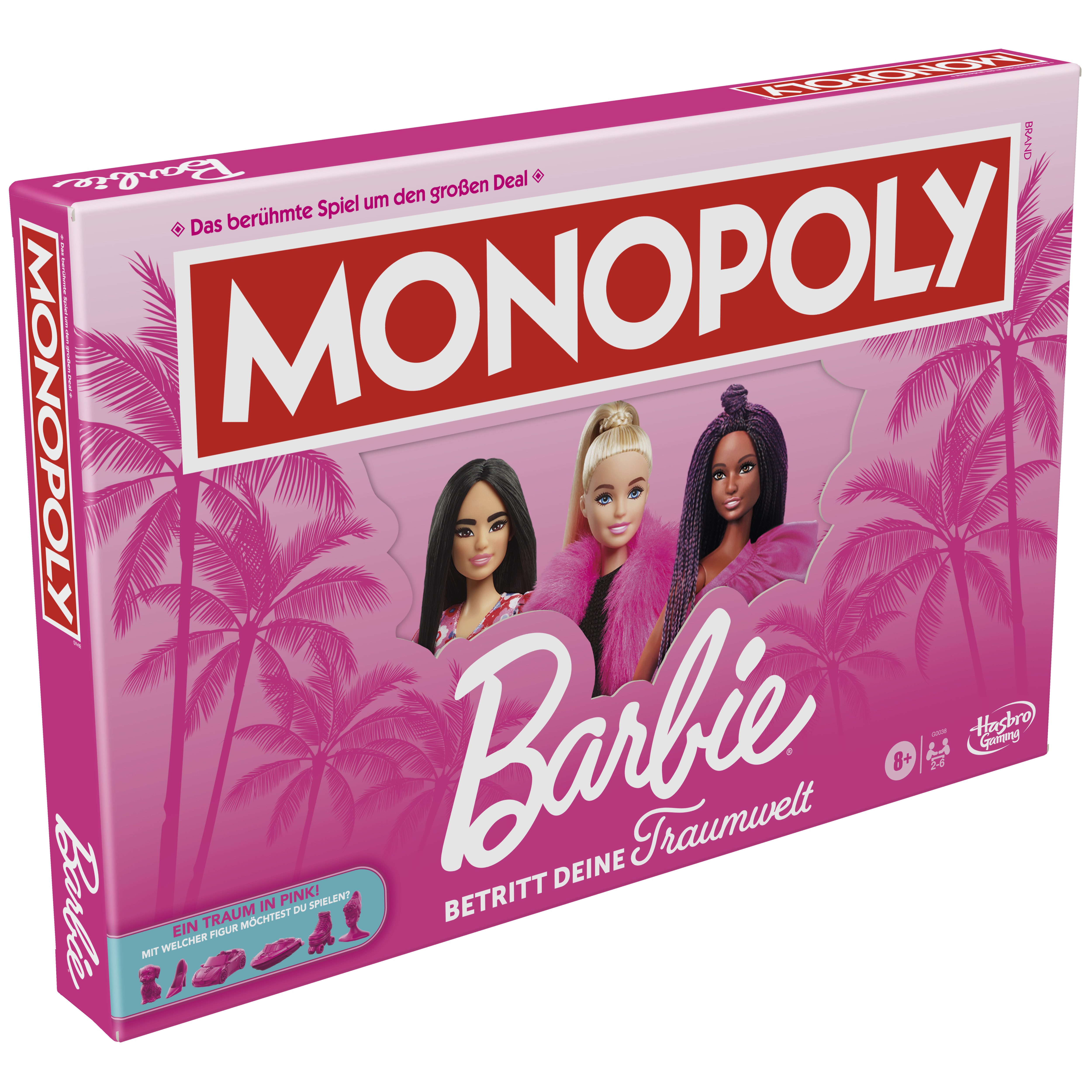 Hasbro Spielesammlung Monopoly Barbie Brettspiel G0038100, Monopoly Barbie (Hasbro Gaming)