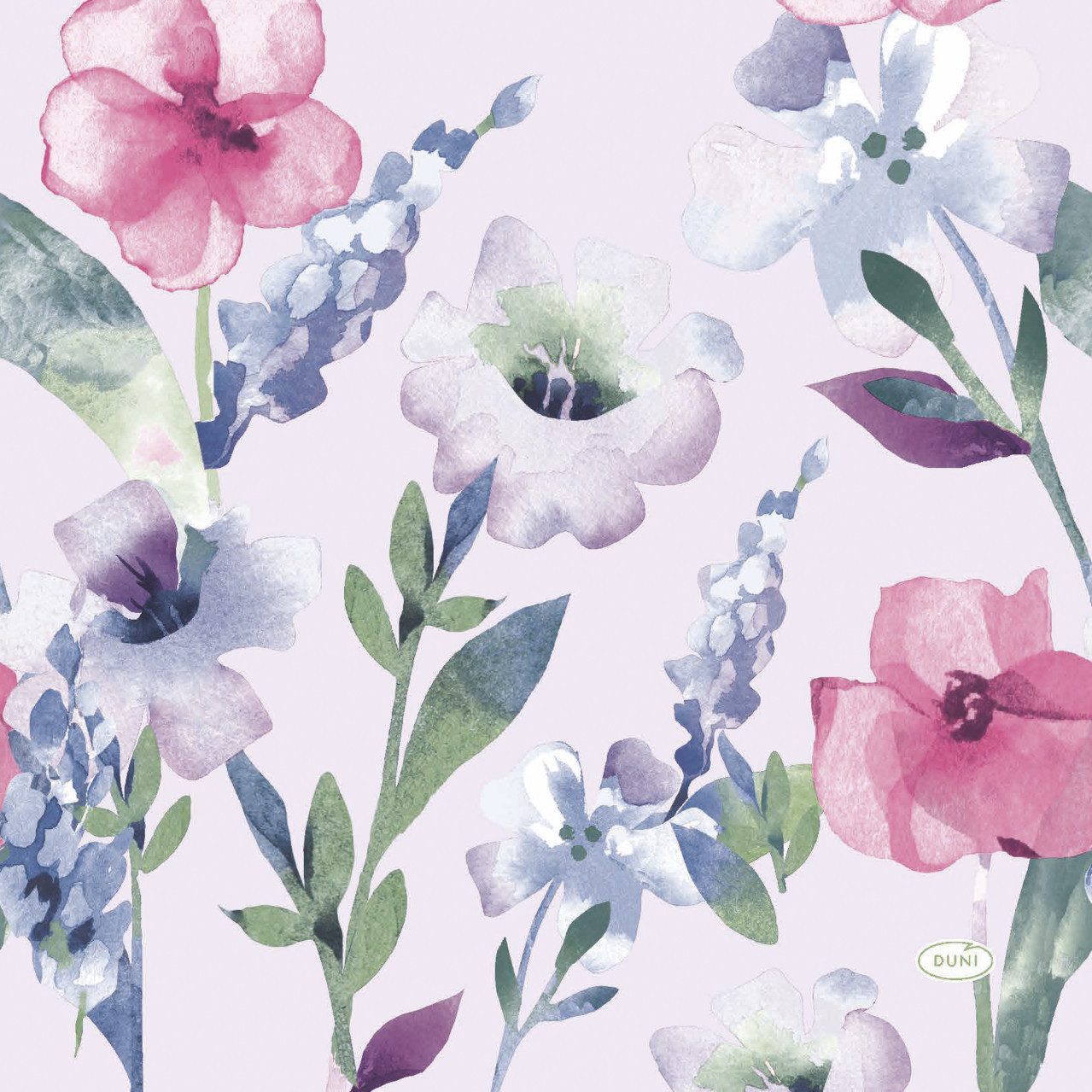 Duni Papierserviette Duni Servietten Everbloom 33 x 33 cm - 20er Pack