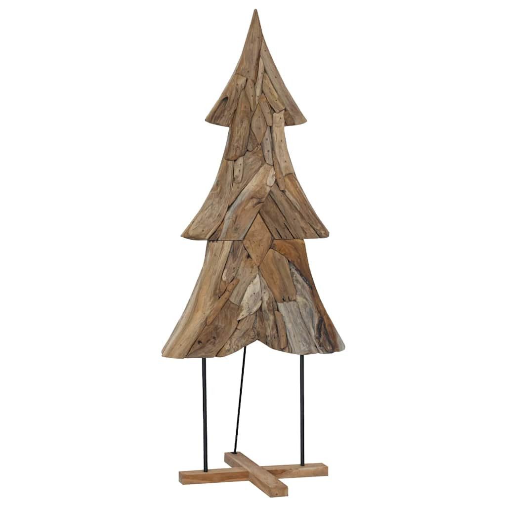 Künstlicher Weihnachtsbaum Weihnachtsbaum mit Ständer Braun 181,5 cm Massivholz