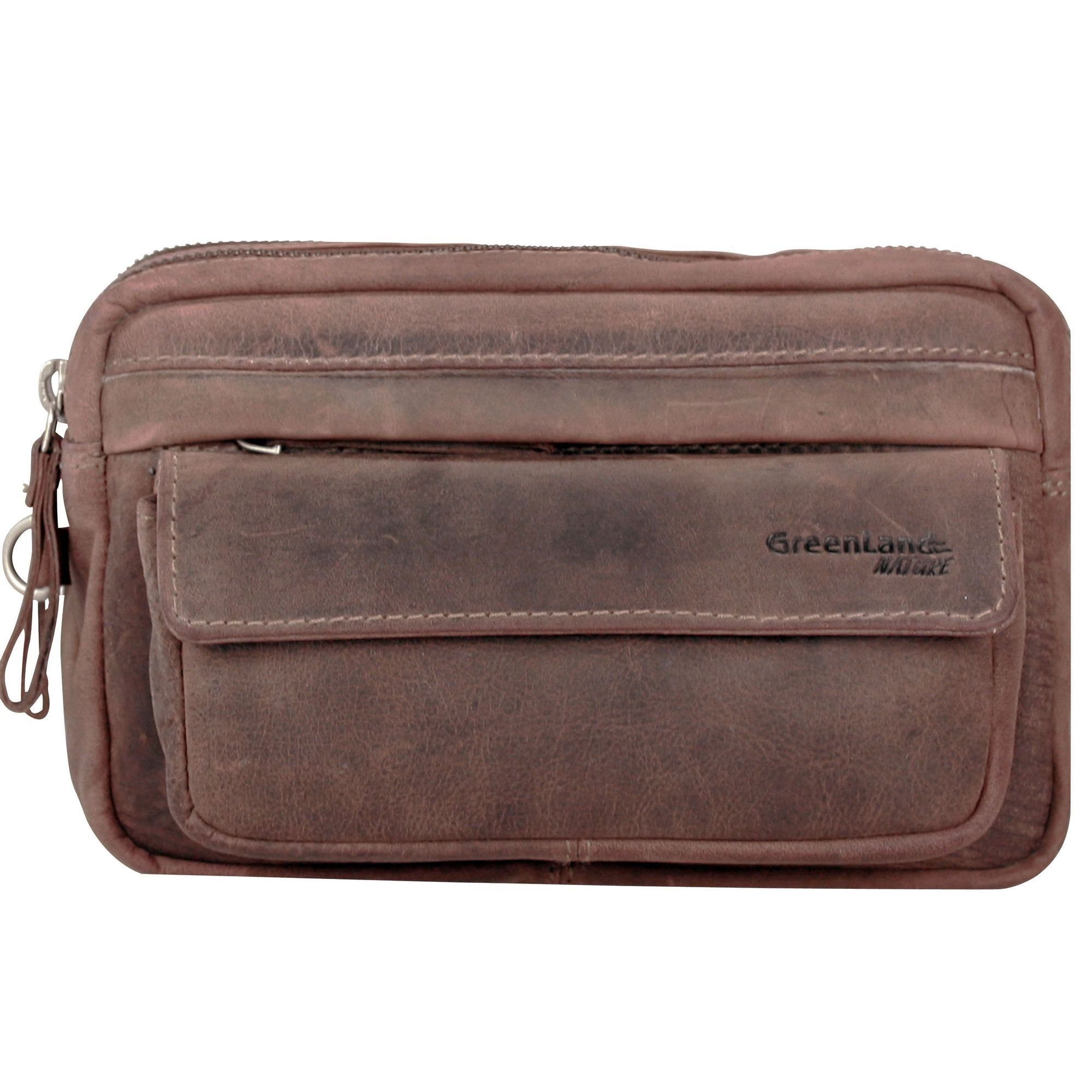 GreenLand Nature Handgelenktasche Leder Montana