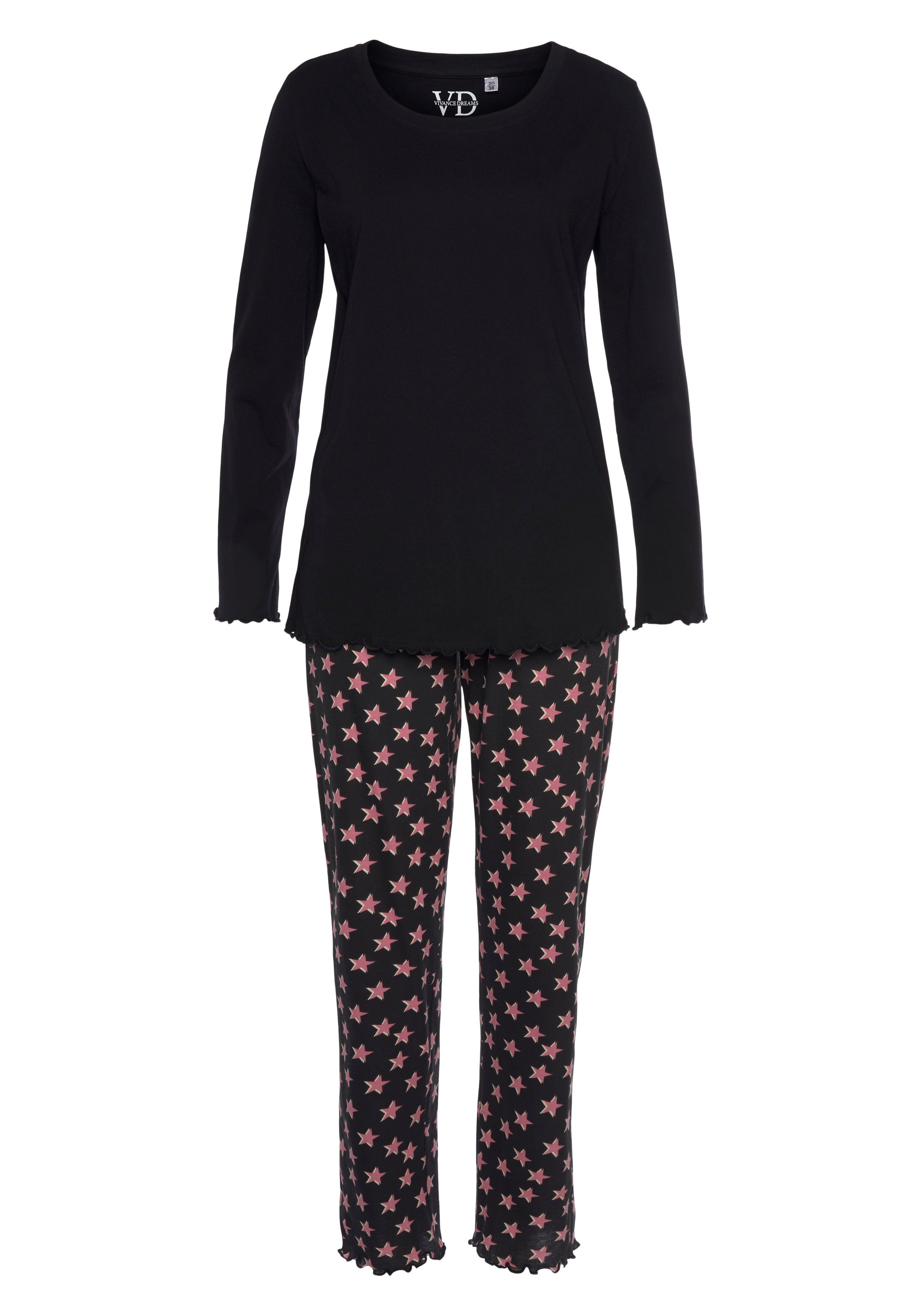 Vivance Dreams Pyjama (2 tlg) mit Sternchen-Druck. € 24,99