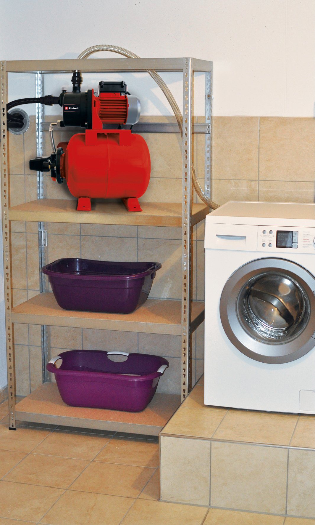 Einhell Hauswasserwerk GC-WW 6538 Set, 3.800 l/h max. Fördermenge