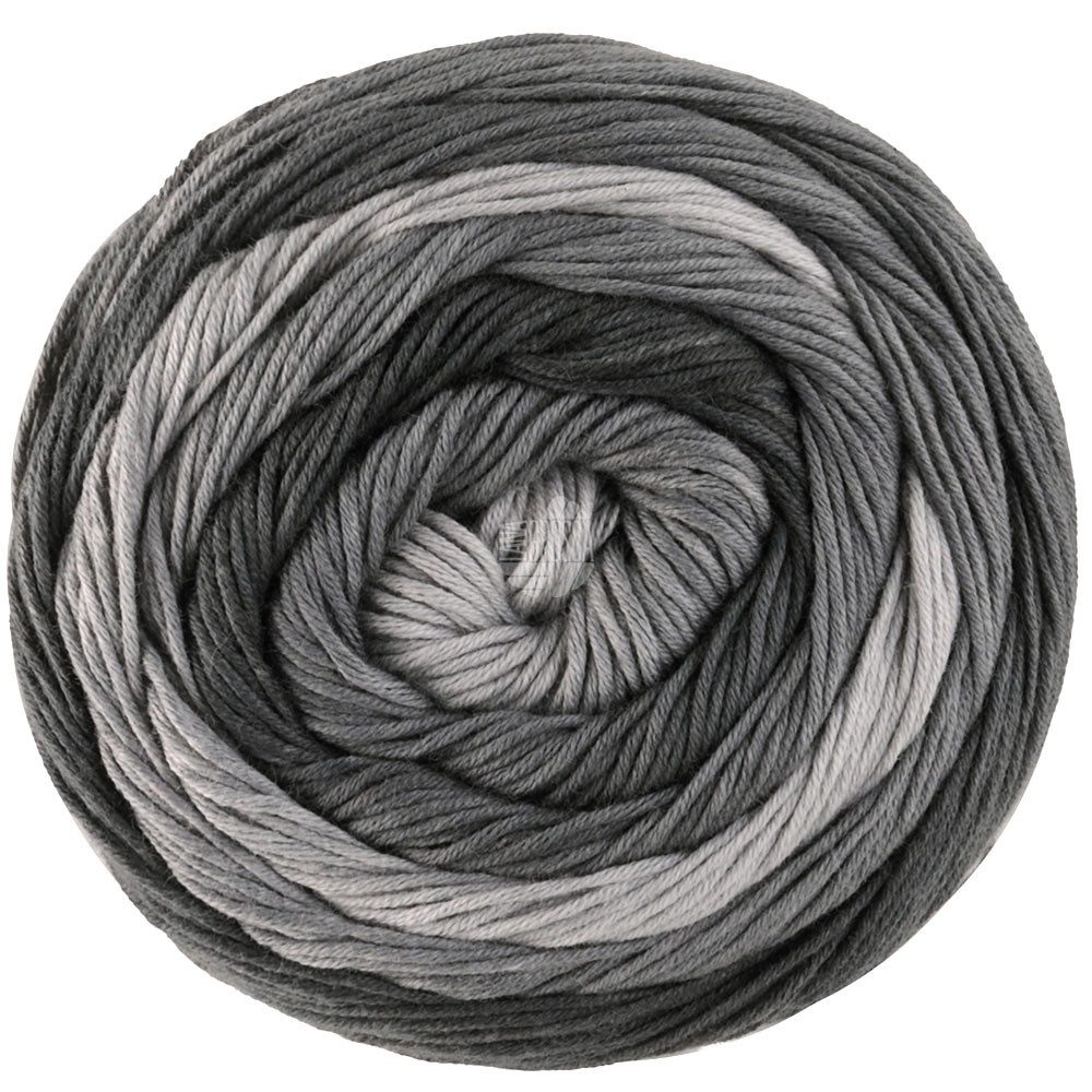 LANA GROSSA GOMITOLO TONO Häkelwolle, 360 m (Harmonische Farbverläufe in fruchtigen Tönen), 100 g