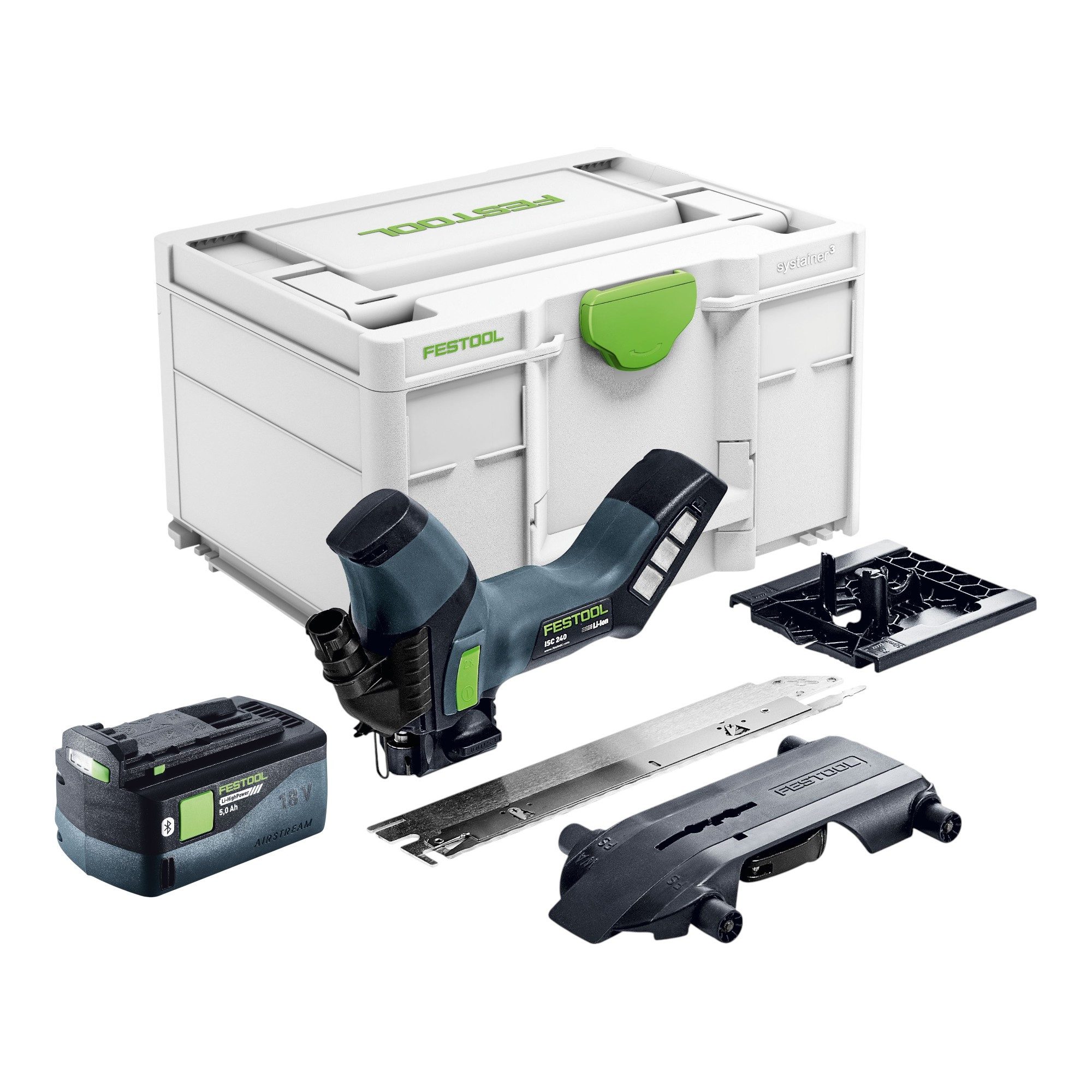 FESTOOL Akku-Säge ISC 240 EB-Basic Akku Dämmstoffsäge 18 V 240 mm + 1x Akku 5,0 Ah