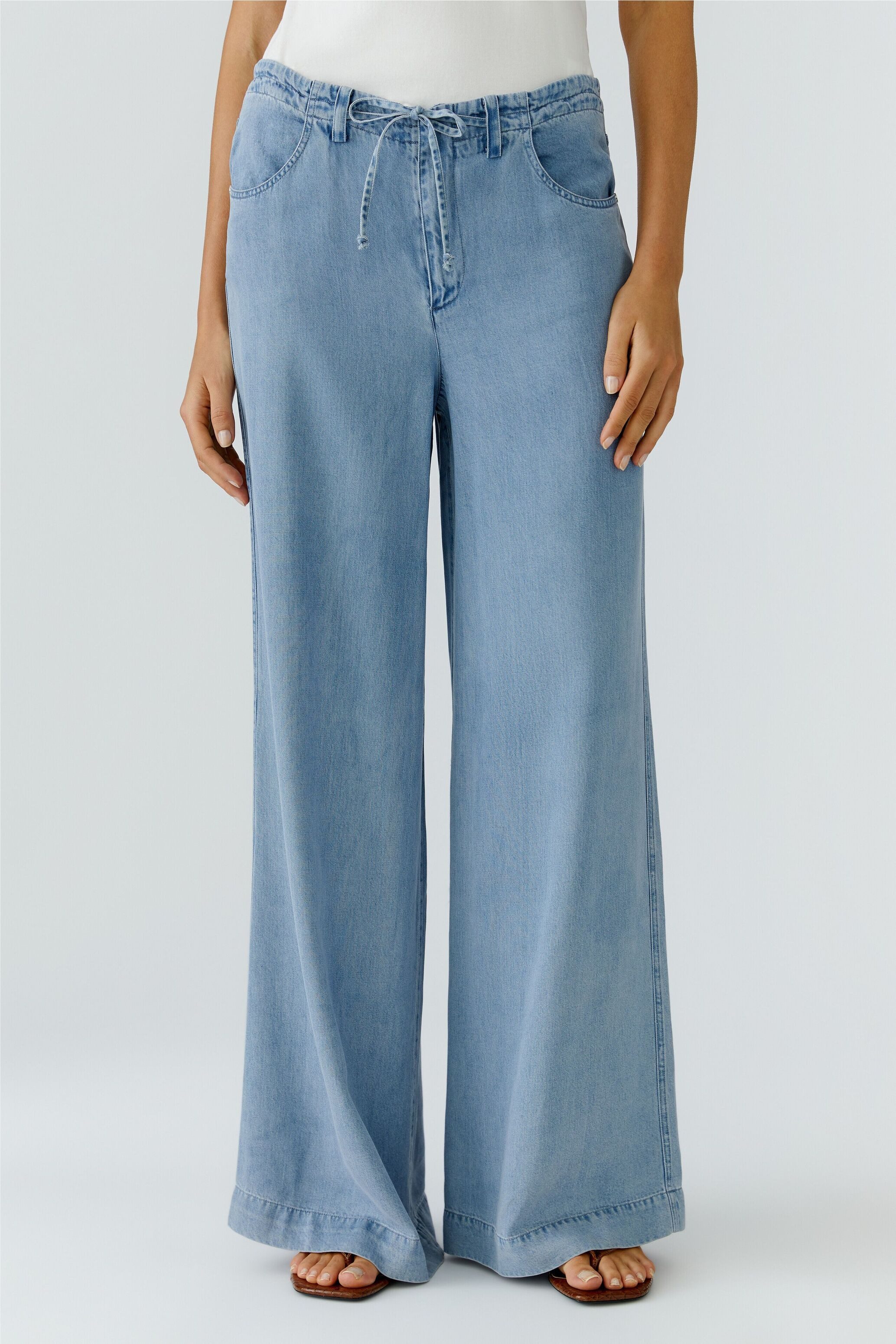 Oui Relax-fit-Jeans Detailprint