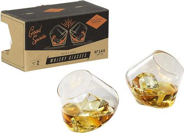 Gentlemen's Whiskyglas Gentlemen 's Hardware Rocken, Whisky Gläser-Set, Quartz Glas, außergewöhnliches Whisky Glas für Feierabend, Feiern, Party