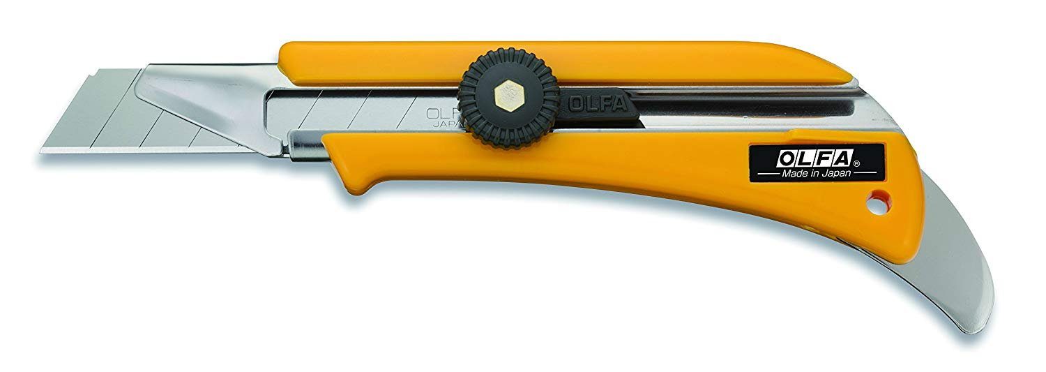 Olfa Cutter OLFA Industrie-Cuttermesser OL 18mm Stahldorn zum Verlegen von Teppich
