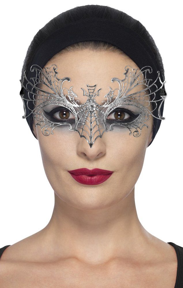 Zoelibat Verkleidungsmaske Schmetterling Augenmaske Obsidia - Silber Antik mi