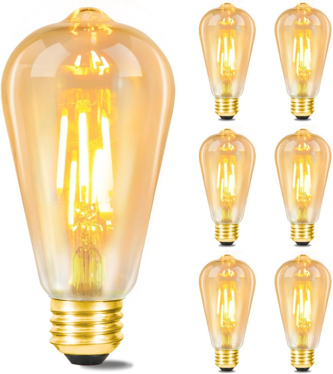 ZMH LED-Leuchtmittel LED Edison Glühbirne Vintage günstig online kaufen