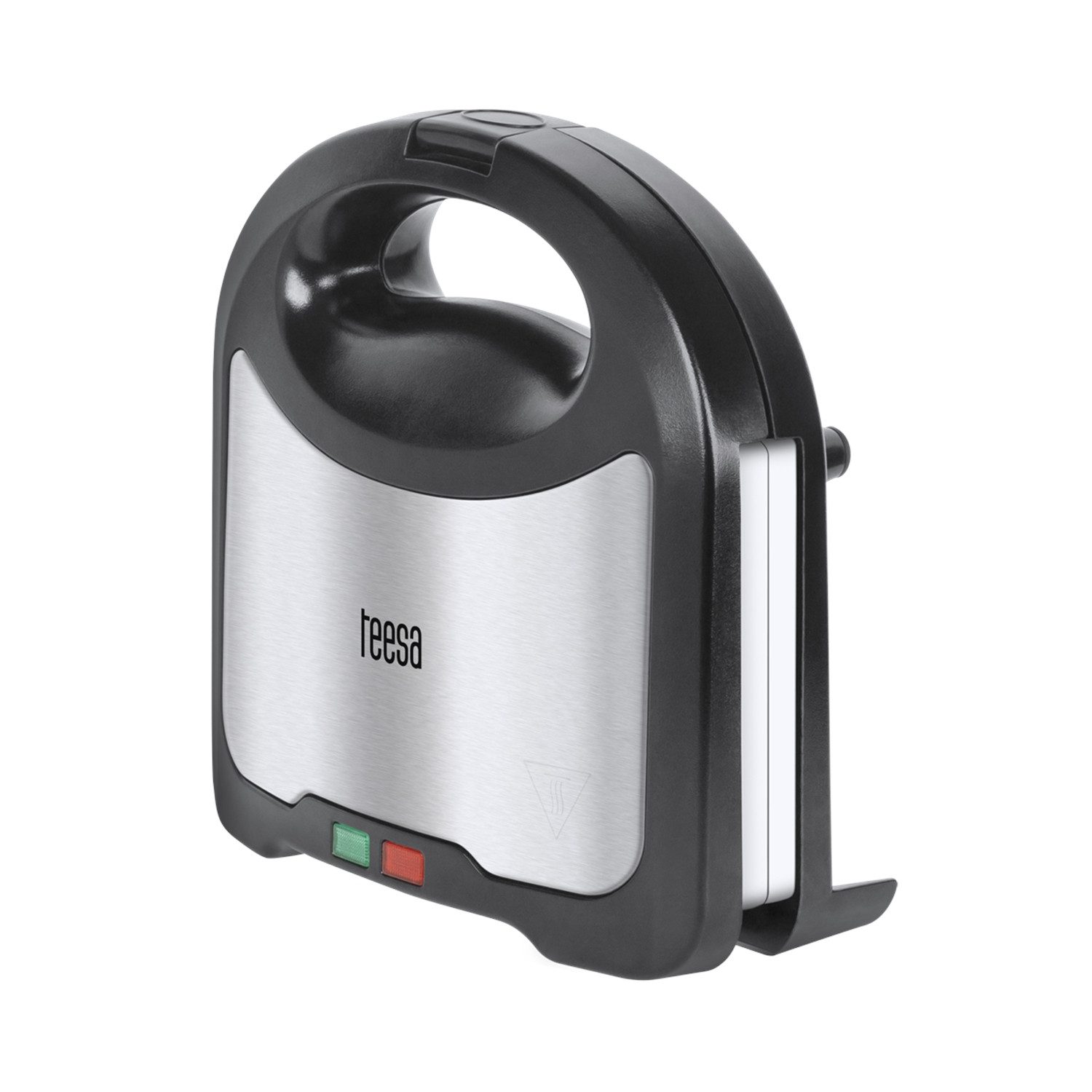 Teesa Sandwichmaker Sandwichtoaster mit Keramikeinsatz TSA3222, 800 W, Keramikbeschichtung, Überhitzungsschutz