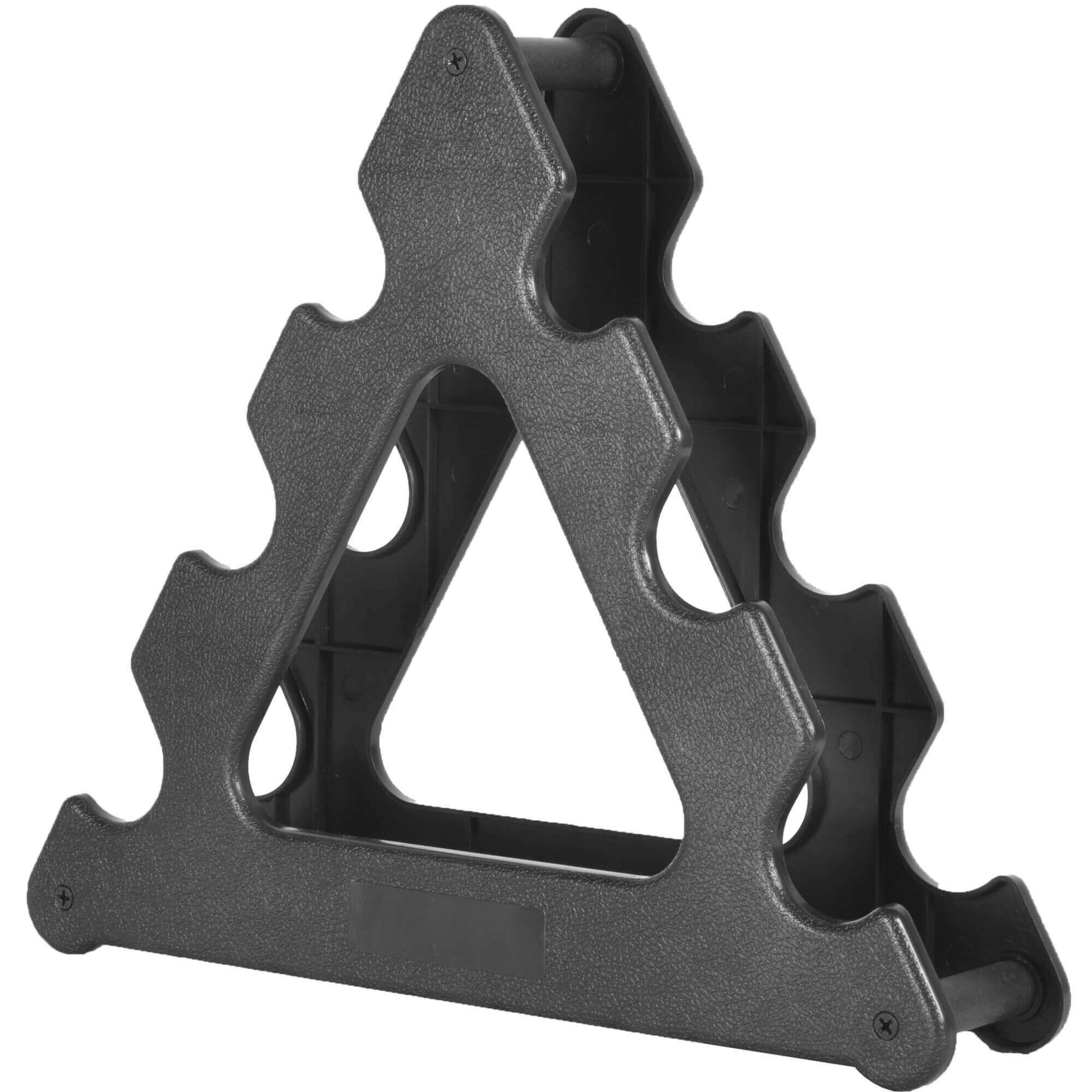 GORILLA SPORTS Kurzhantelständer Hantelbaum - 3-Tier, bis 12 kg Belastbar, Schwarz - Стійка для гантелей, (1-St)