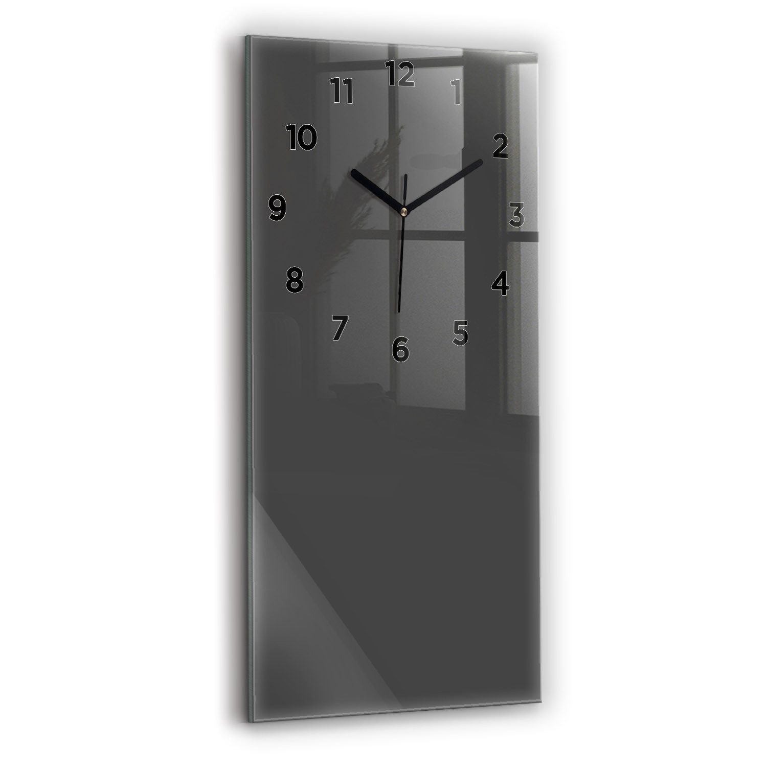 Tulup Wanduhr Wanduhr Glasuhr Rechteckige Wanduhr günstig online kaufen