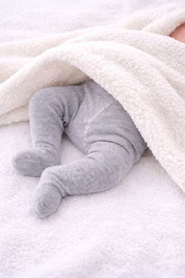 La Bortini Strumpfhose Strumpfhose für Baby und Kinder ab 0 Mon Erstlingsstrumpfhose in rot, rosa, weiß, grau, creme erhältlich, 44 50 56 62 68 74 80 86 92