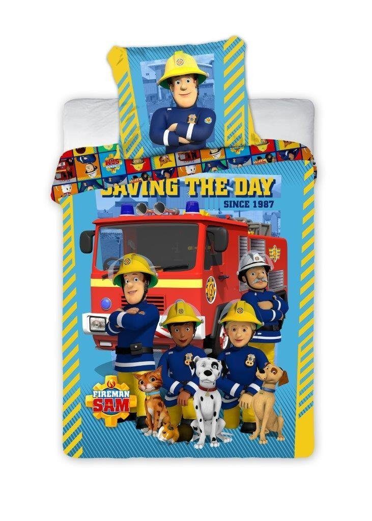 Babybettwäsche Feuerwehrmann Sam Babybettwäsche Fireman Sam 100x135 cm, Fireman Sam