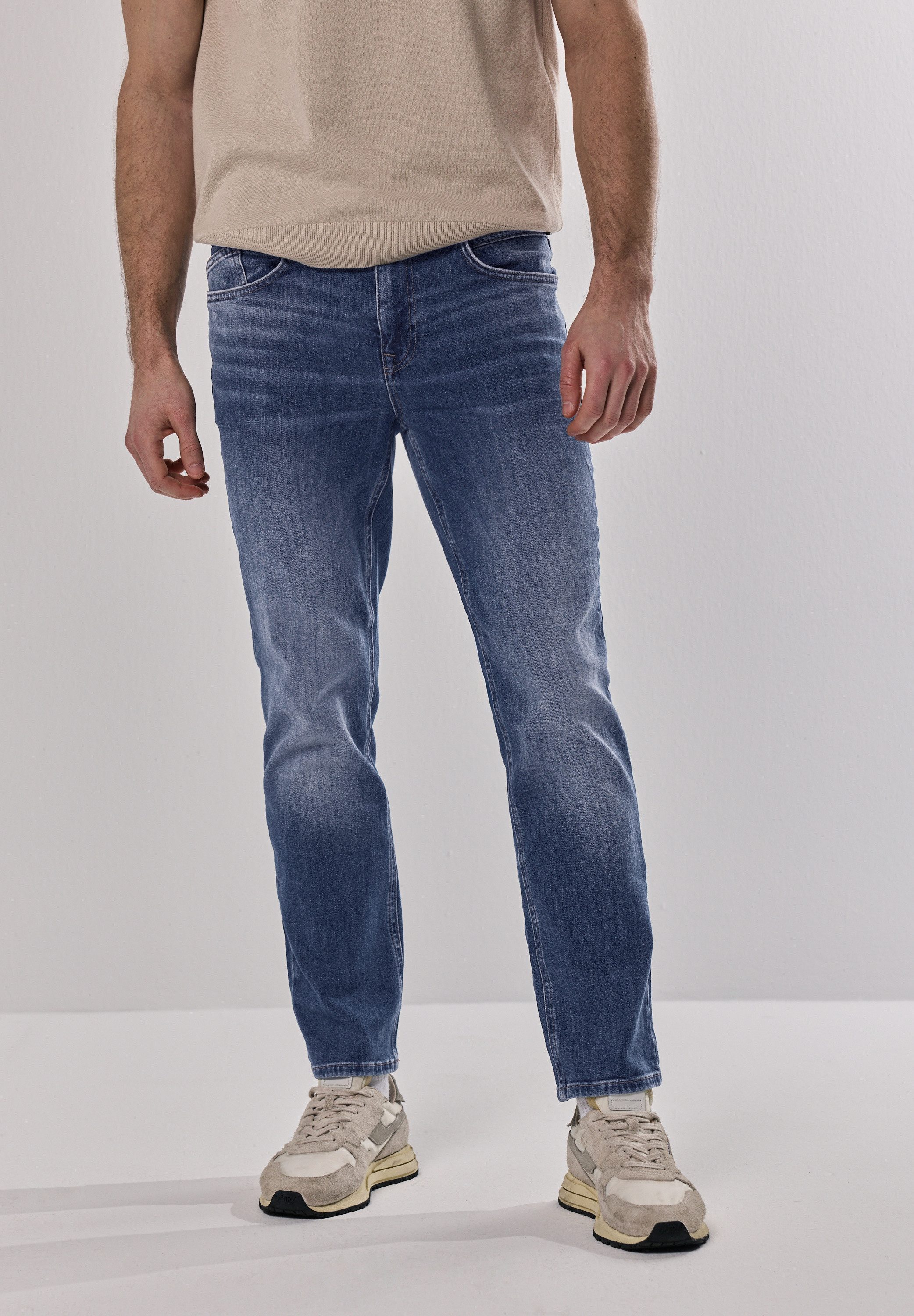 STREET ONE MEN Slim-fit-Jeans 5-Pocket-Style