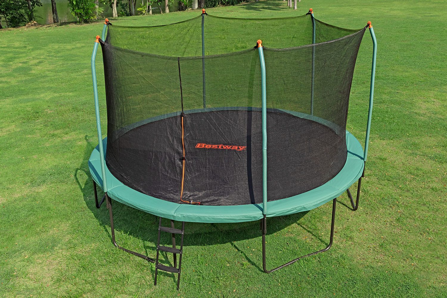 Bestway Gartentrampolin 59105 Trampolin Xtreme Air, (Spar-Set, 1 tlg., Komplett Set), Ø 427 x 286 cm