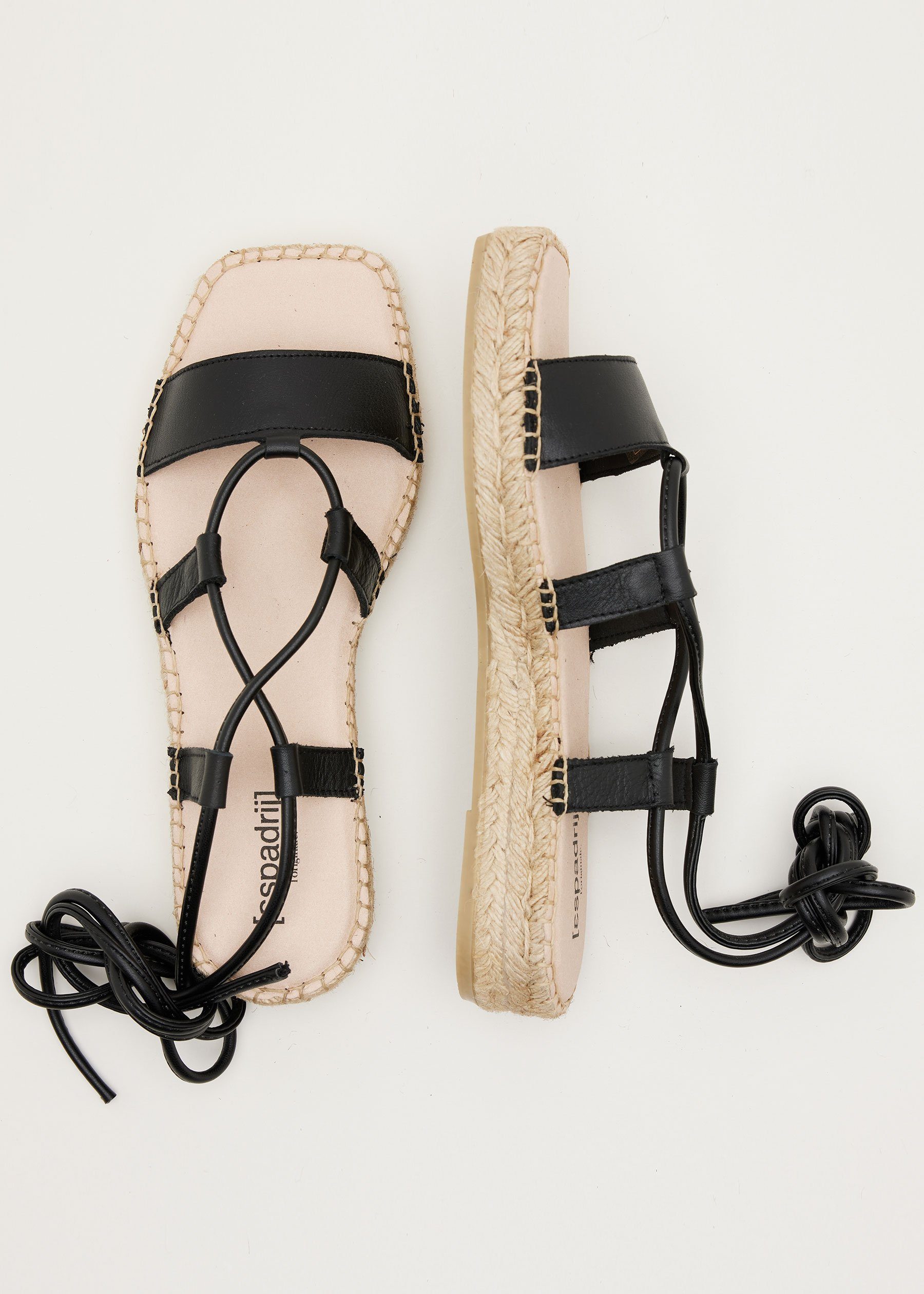 : Sandale l´originale PYRENEES schwarz espadrij
